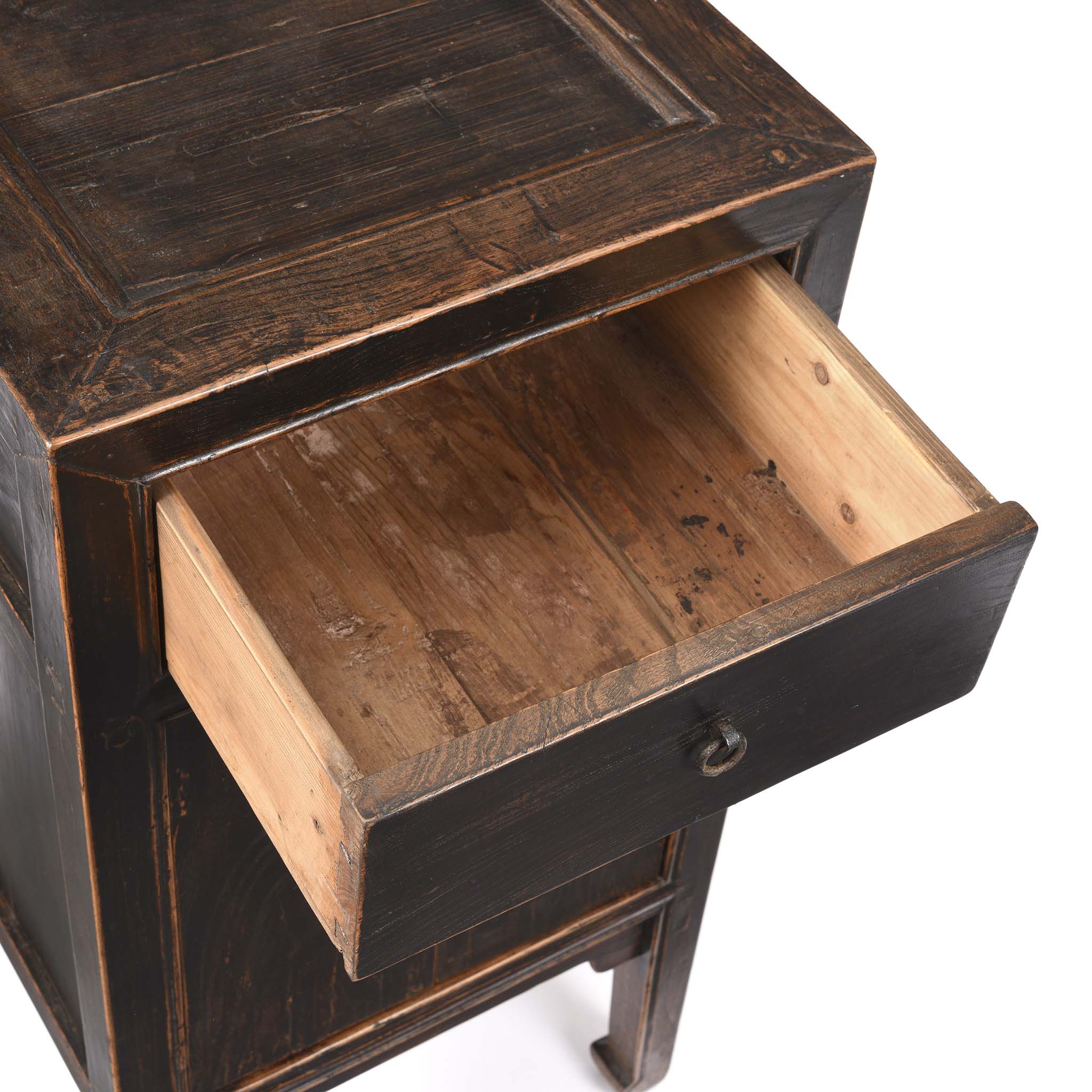 Black Lacquer Side Cabinet From Shanxi - 19thC - Image 4