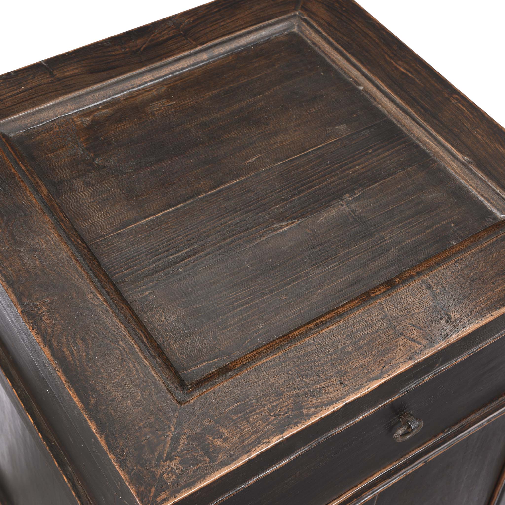 Black Lacquer Side Cabinet From Shanxi - 19thC - Image 5