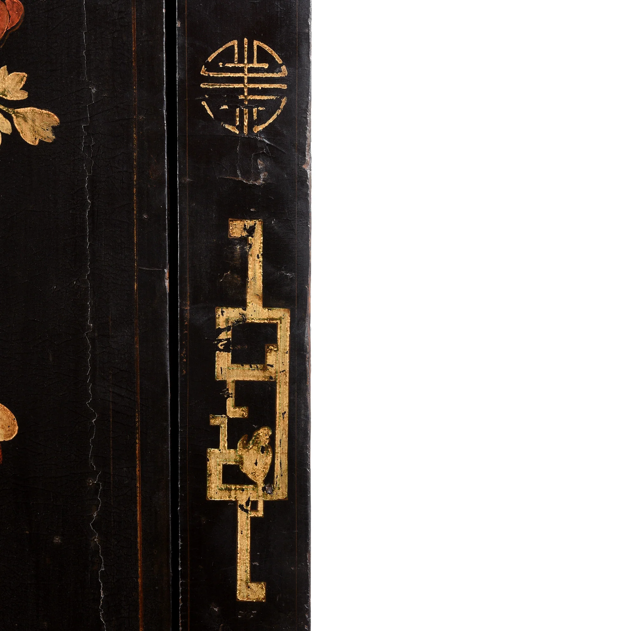 Chinese Black Lacquer Wedding Cabinet - Early 19thC - Image 10