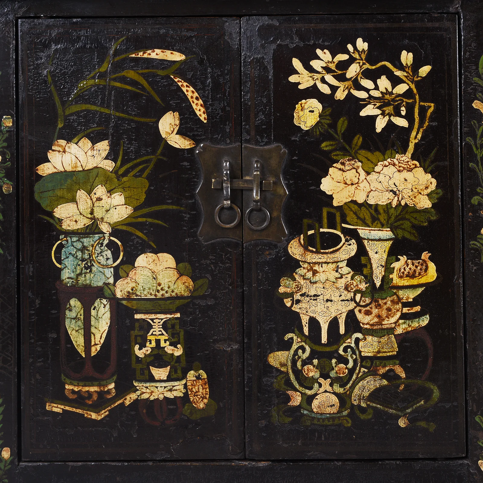 Black Lacquered Sideboard From Shanxi - Early 19th Century - Image 5