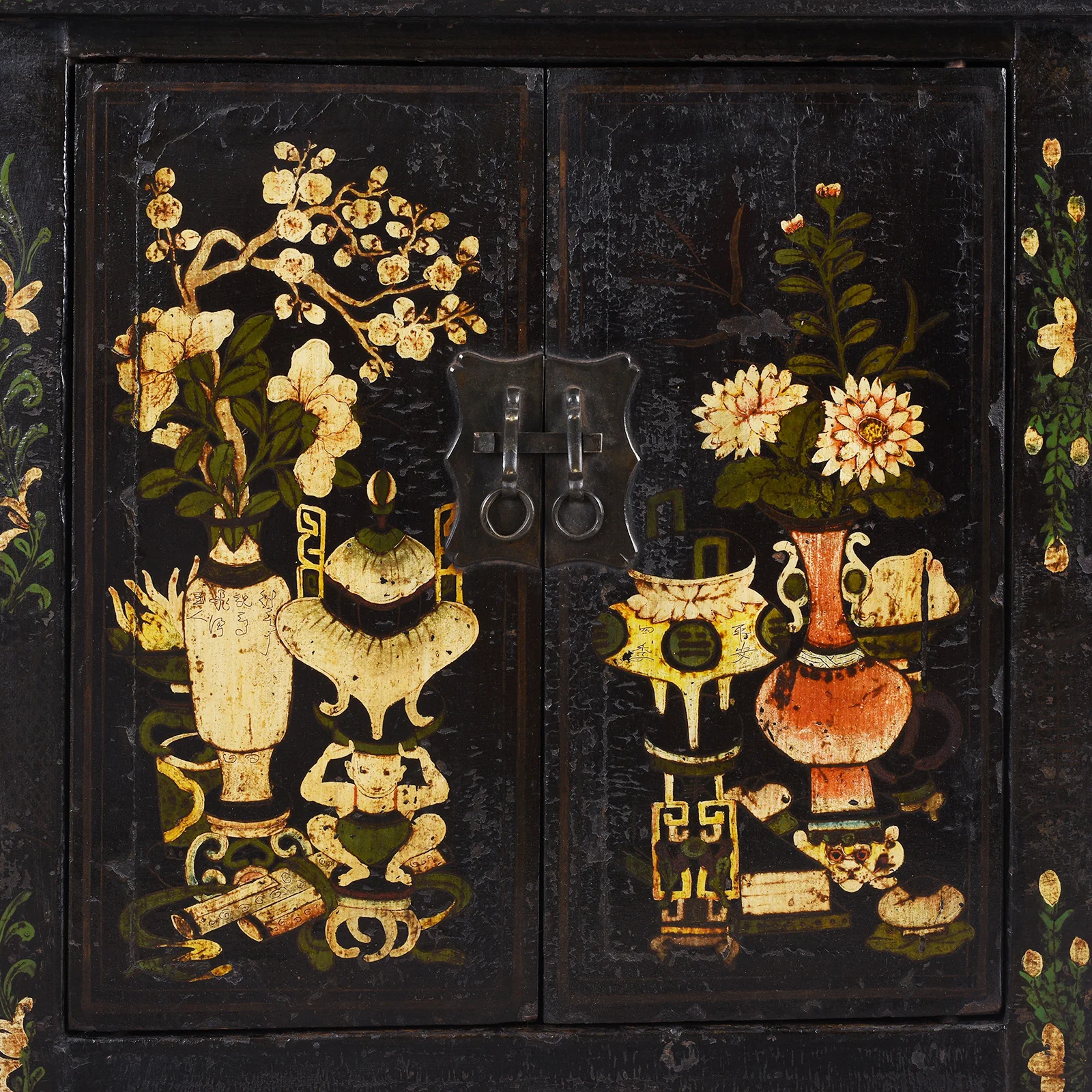 Black Lacquered Sideboard From Shanxi - Early 19th Century - Image 6