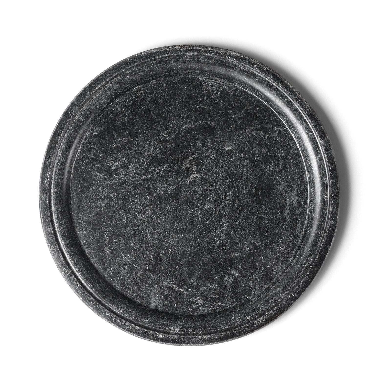 Black Marble Round Plate - Image 2