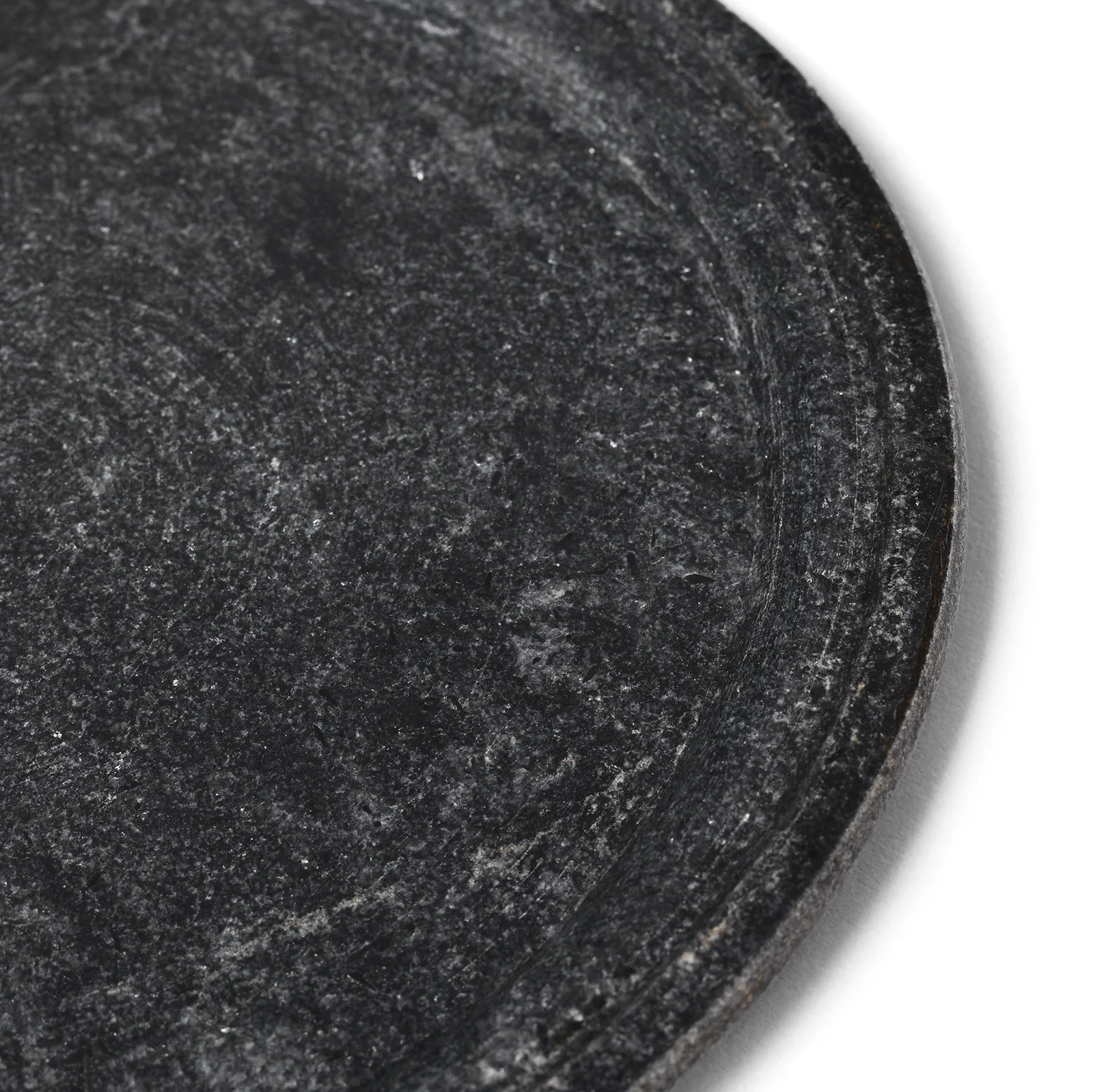 Black Marble Round Plate - Image 3