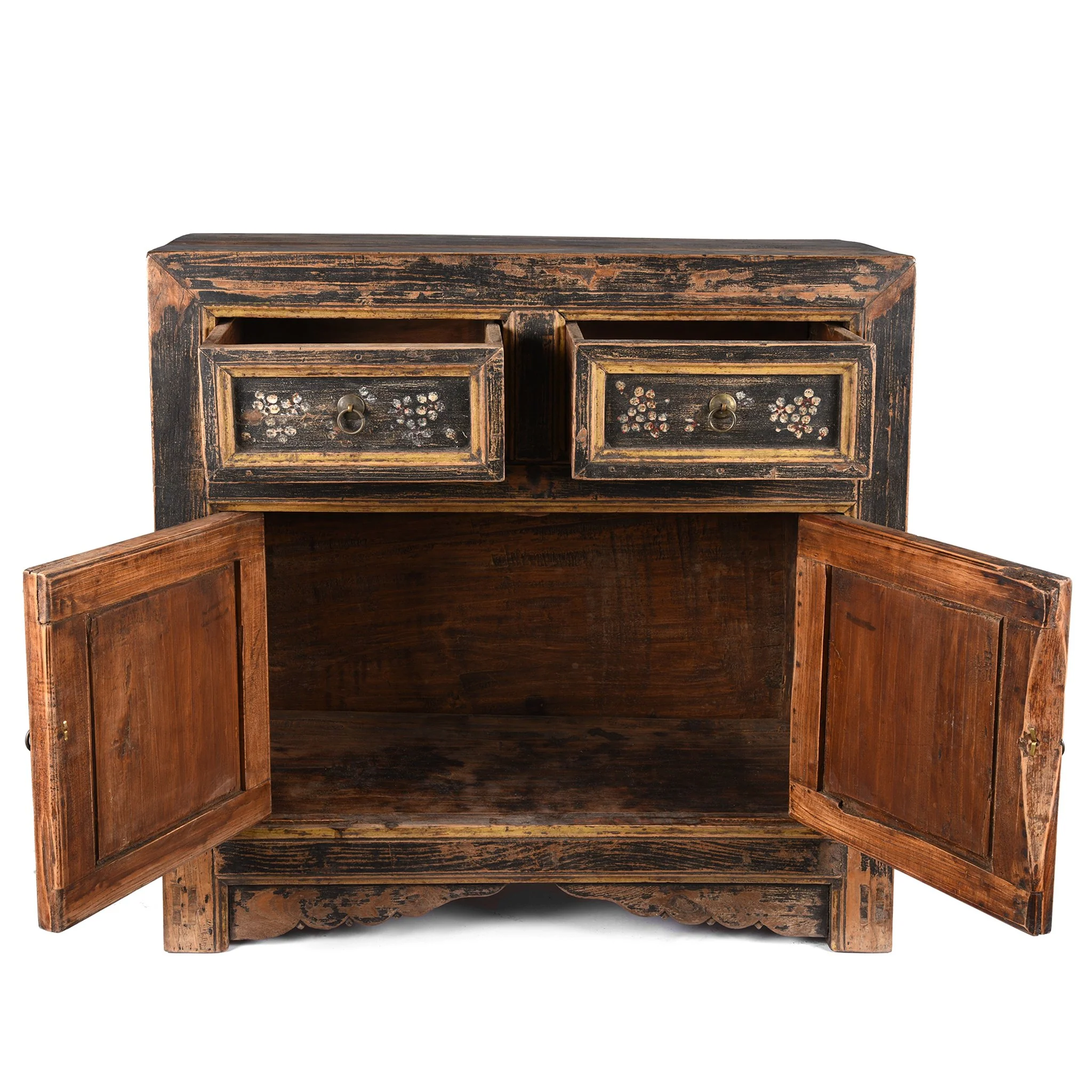 Mongolian Cabinet With Original Painting - 19thC - Image 6
