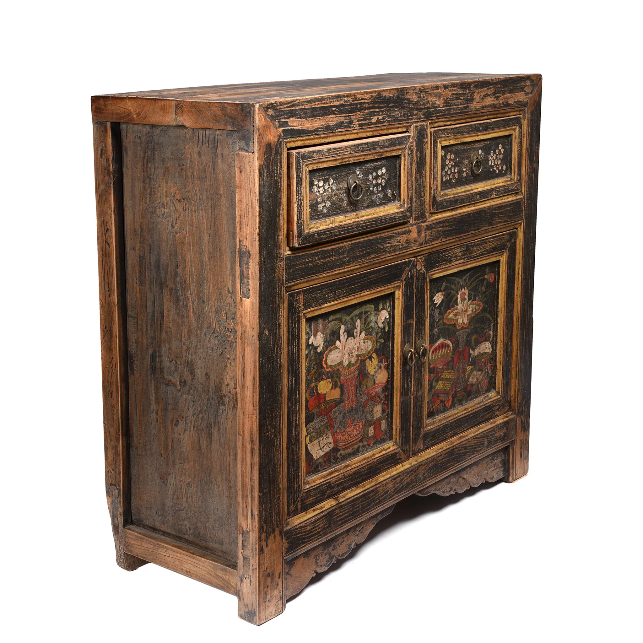 Mongolian Cabinet With Original Painting - 19thC - Image 9