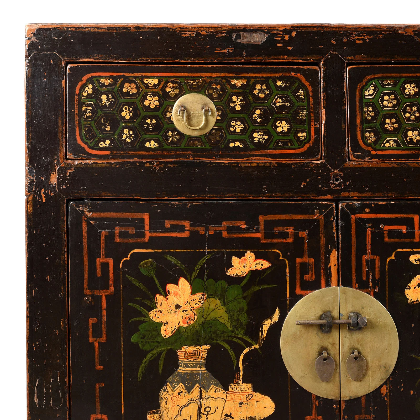 Black Painted Mongolian Sideboard - 19th Century - Image 2