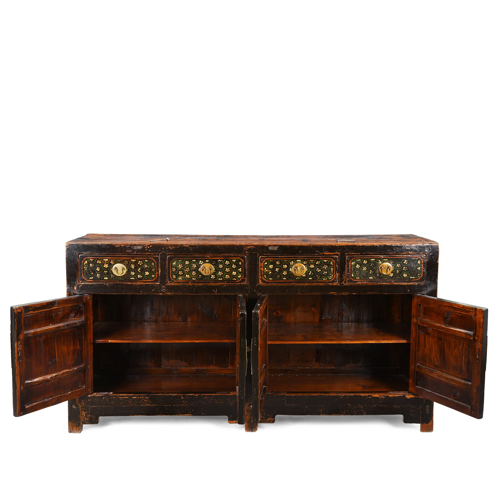 Black Painted Mongolian Sideboard - 19th Century - Image 3