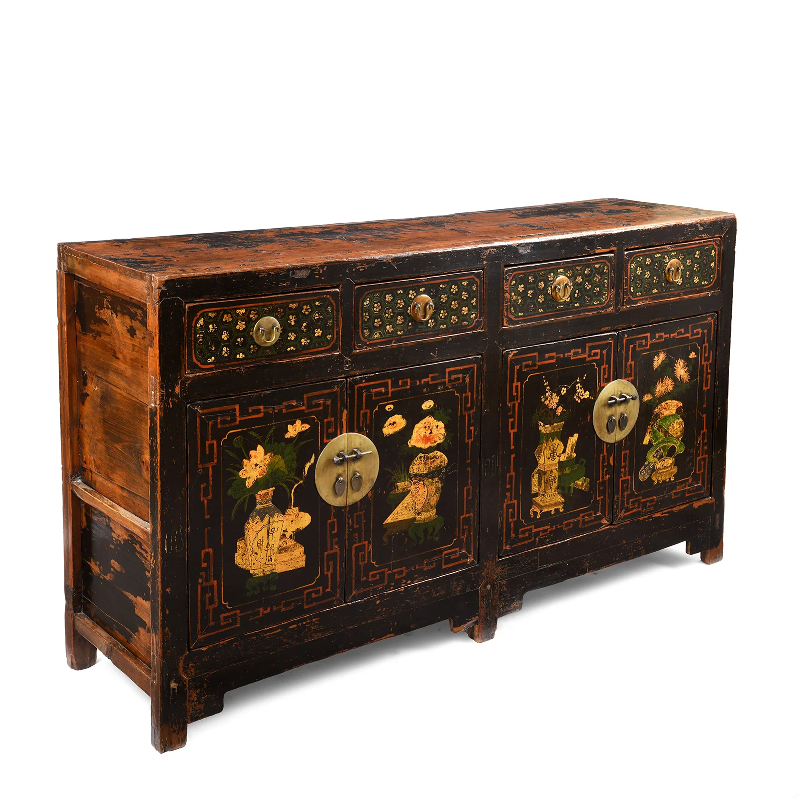 Black Painted Mongolian Sideboard - 19th Century - Image 4