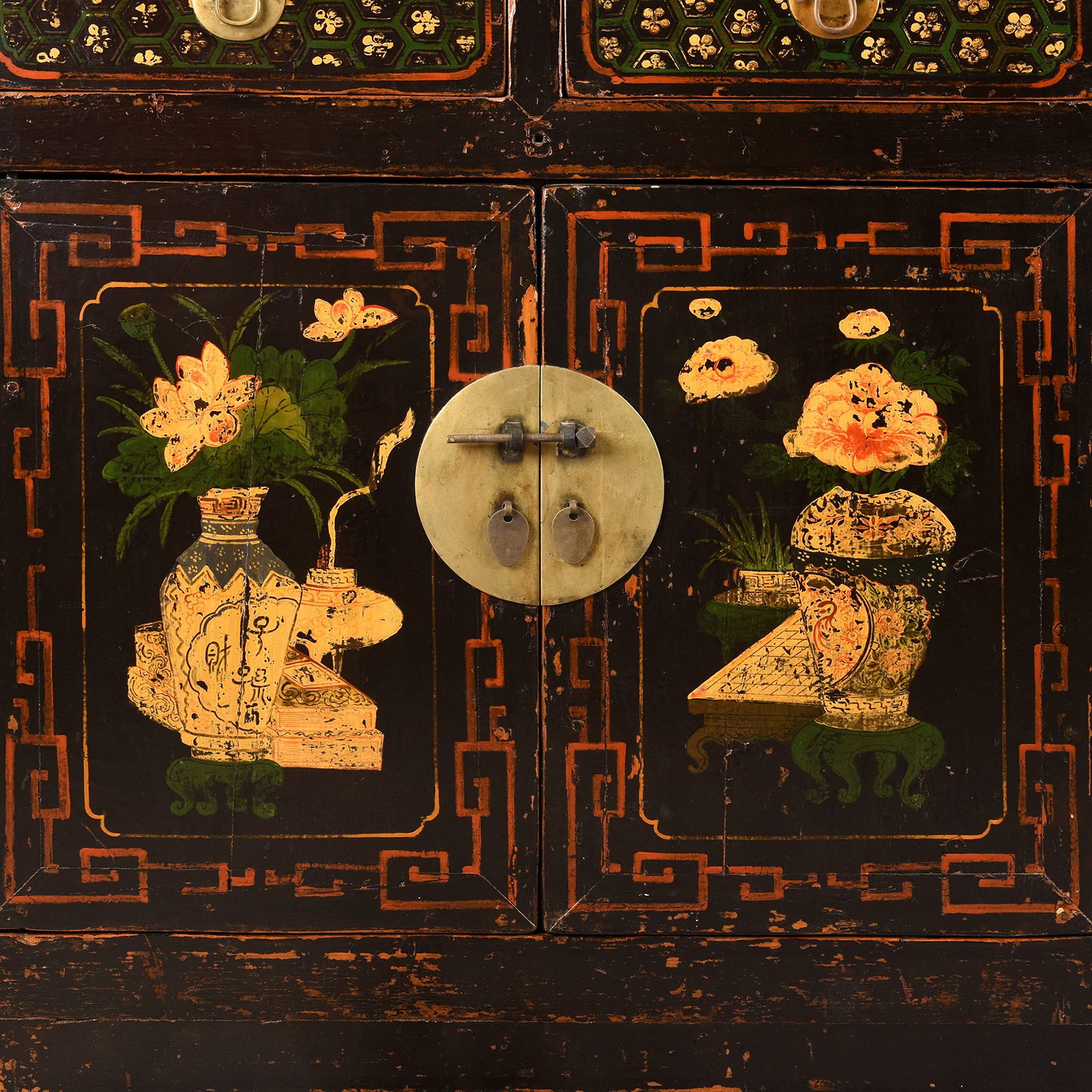 Black Painted Mongolian Sideboard - 19th Century - Image 6