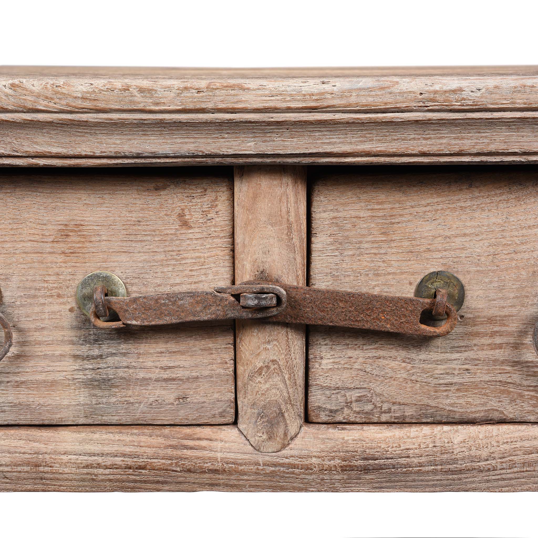 Bleached Elm Wine Table From Henan - 19thC - Image 3
