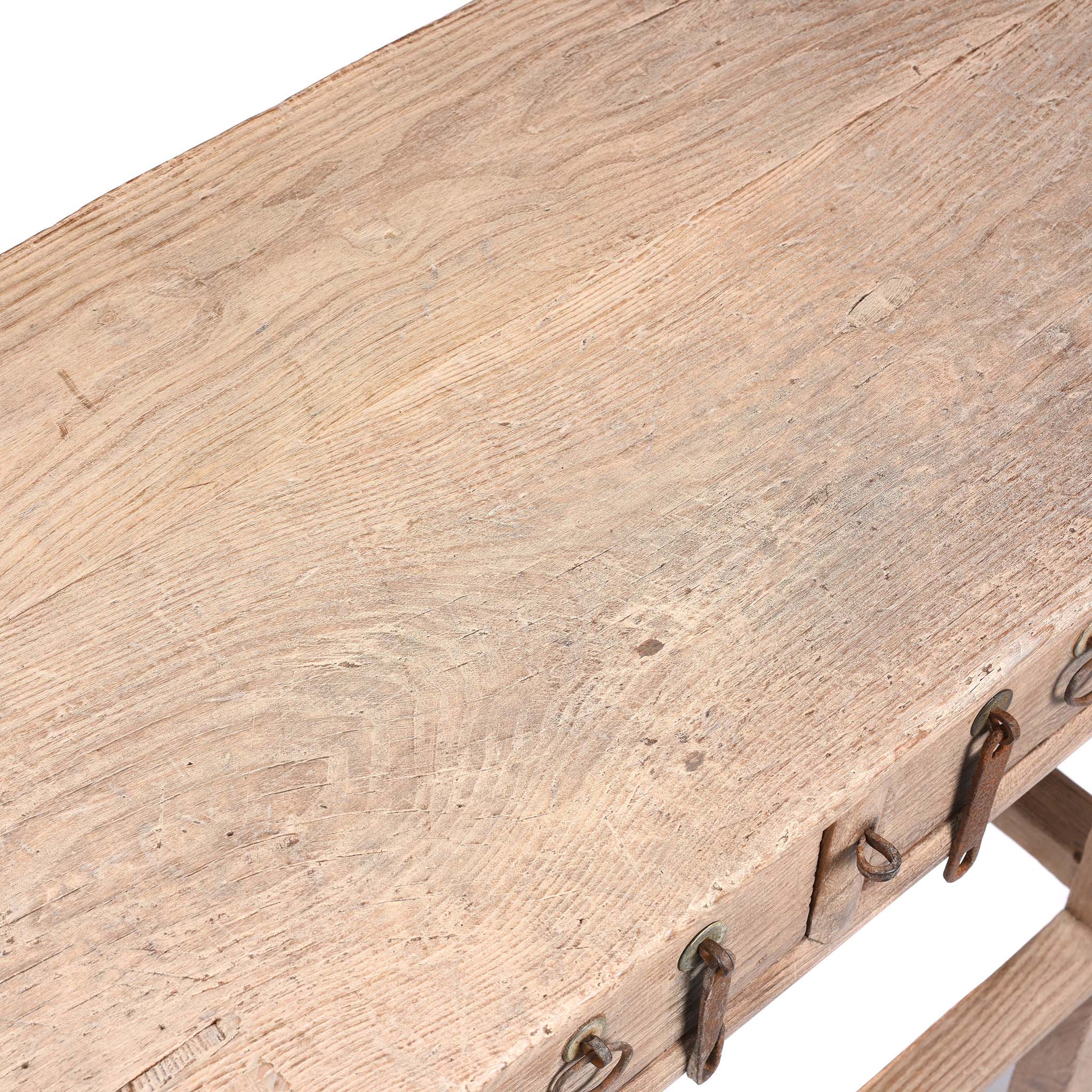 Bleached Elm Wine Table From Henan - 19thC - Image 7