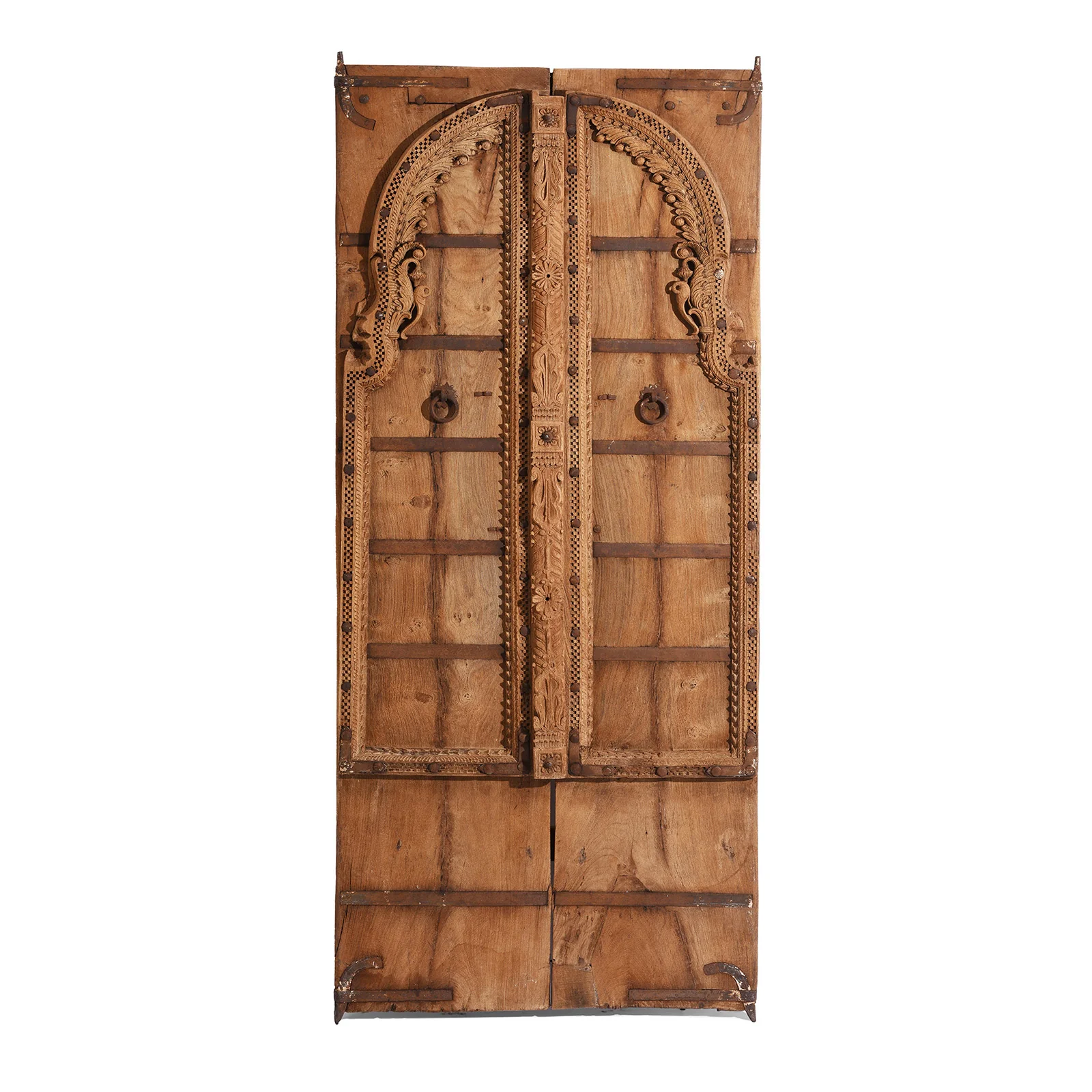 Bleached Doors From Bikaner - Early 19th Century