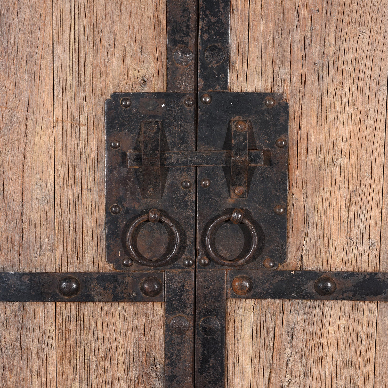 Bleached Elm Doors From Shanxi - 19th Century - Image 2