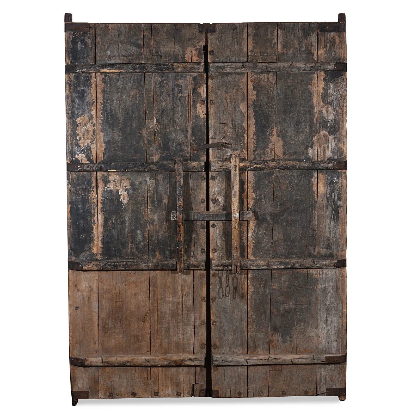 Bleached Elm Doors From Shanxi - 19th Century - Image 5