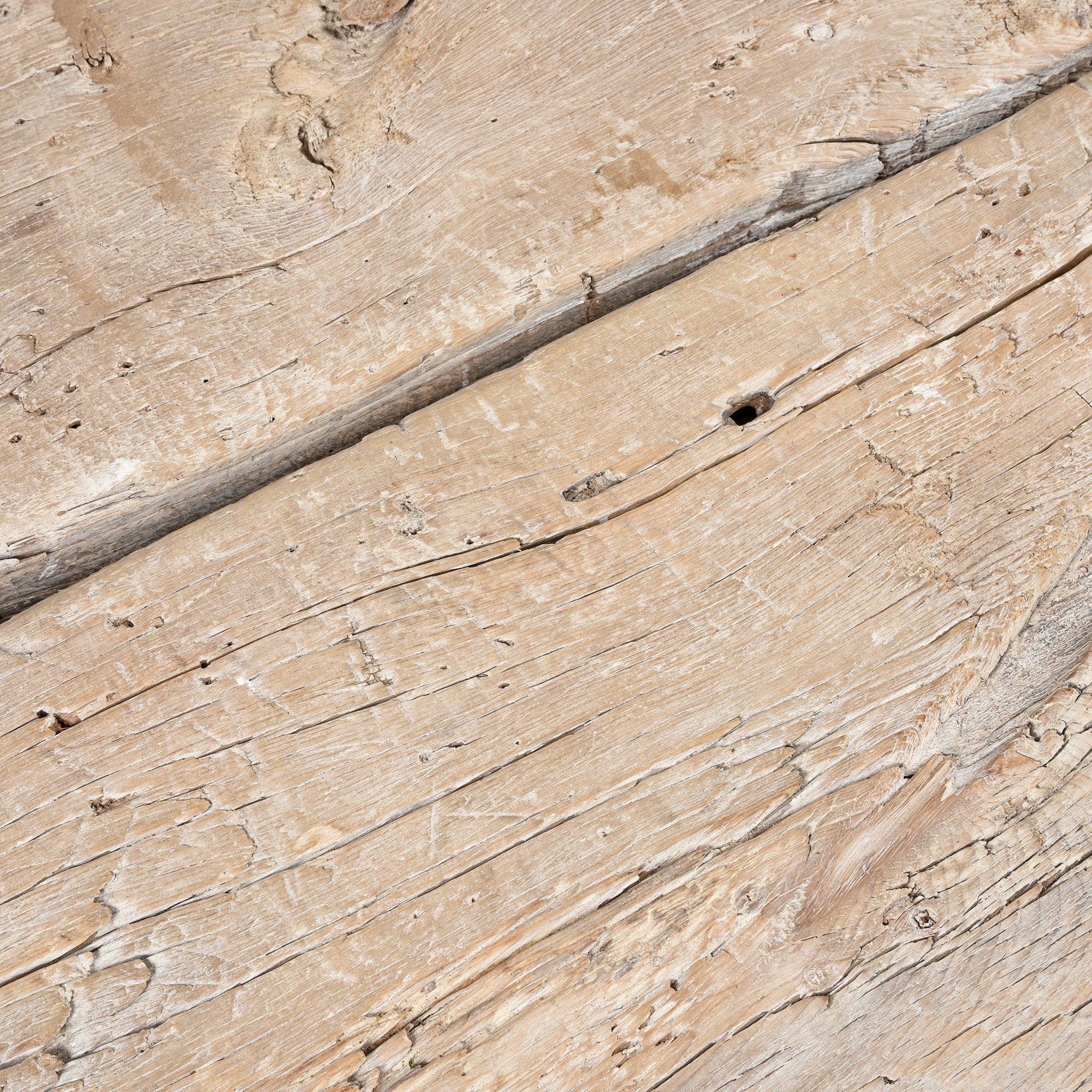 Bleached Elm Driftwood Coffee Table - Image 4