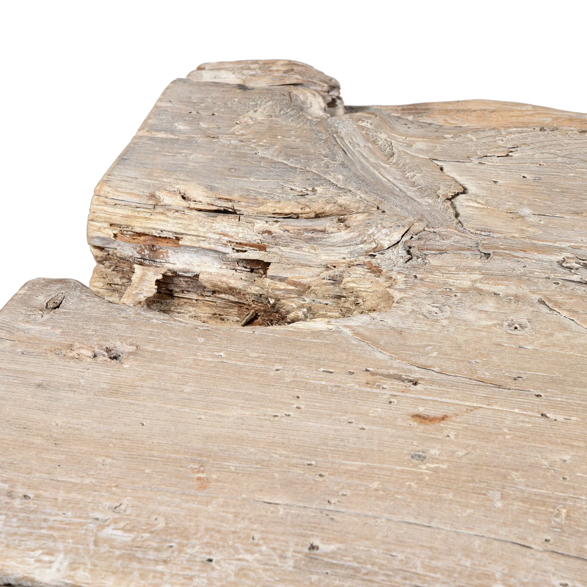 Bleached Elm Driftwood Coffee Table - Image 5