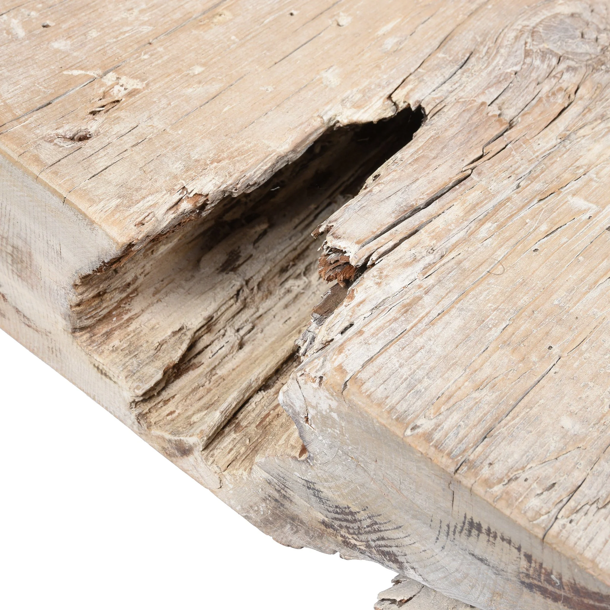 Bleached Elm Driftwood Coffee Table - Image 7