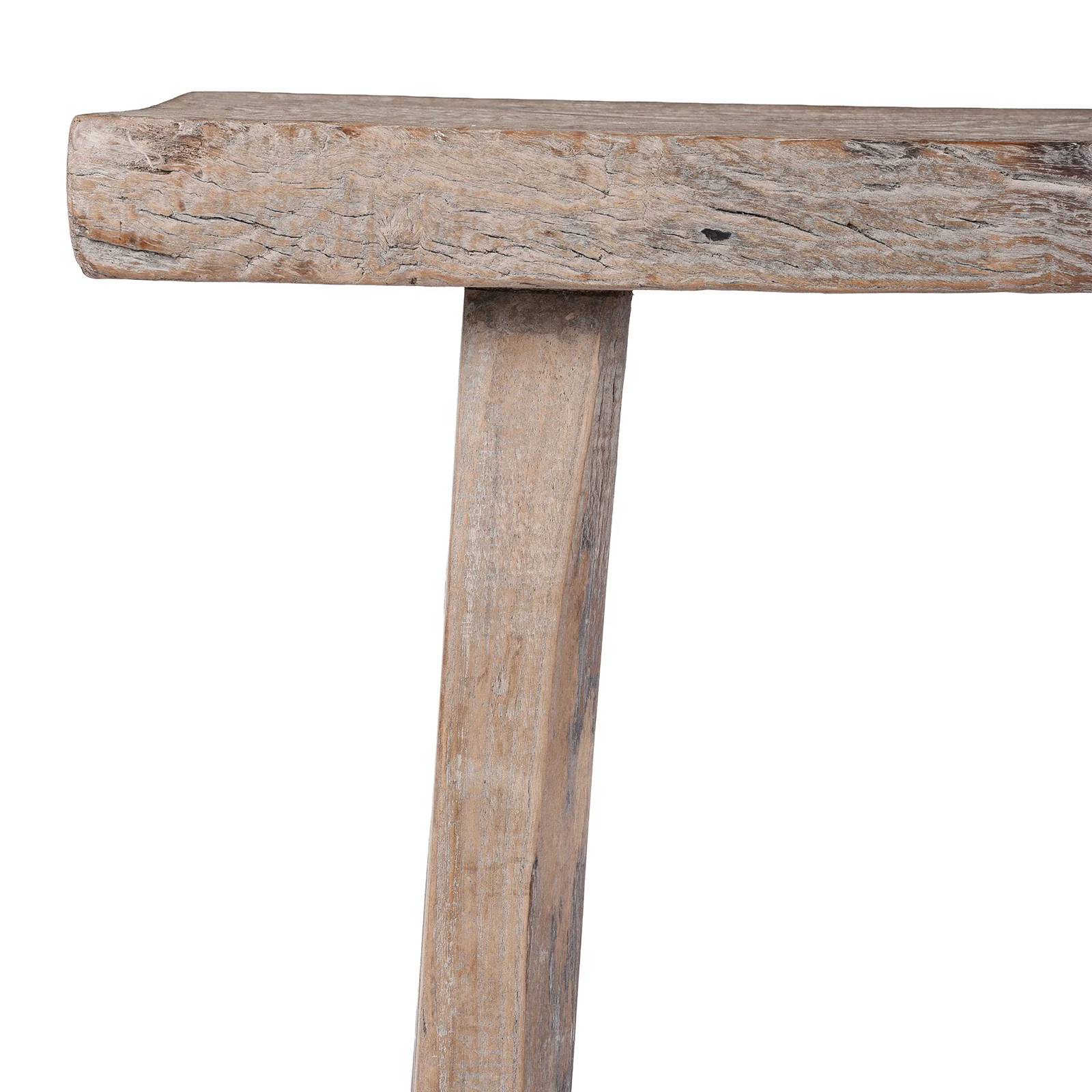 Bleached Elm Farmers Stool From Henan - 19th Century - Image 2