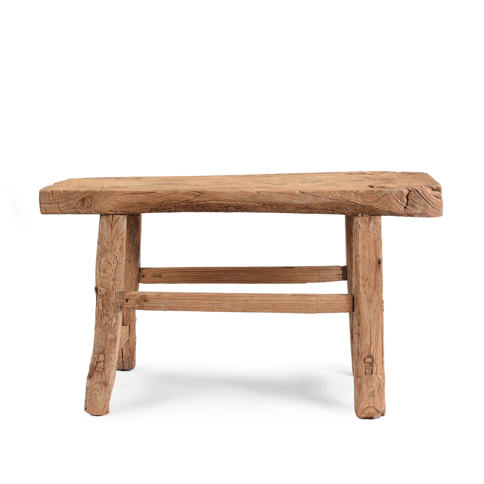 Bleached Chinese Farmers Stool - 19th Century - Image 4