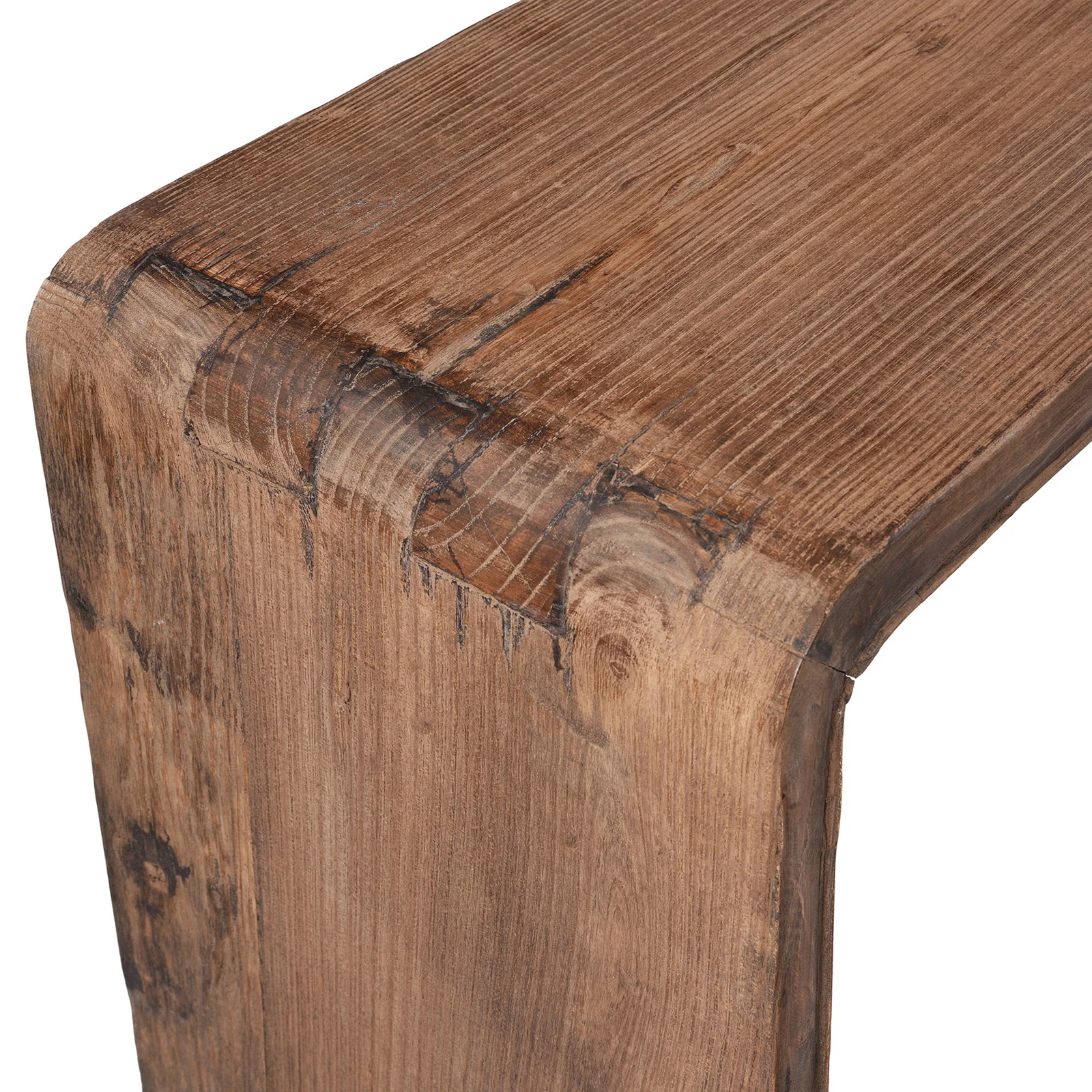 Bleached Rustic Ribbon Console Table - Image 6