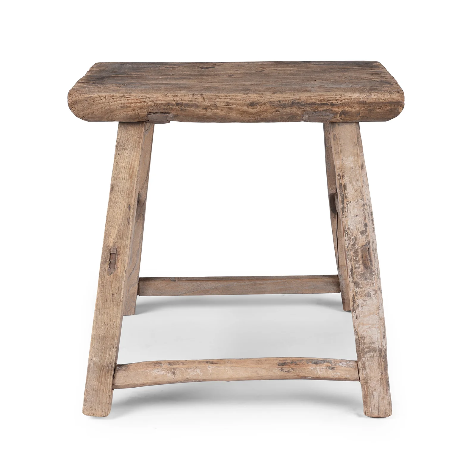 Elm Farmers Milking Stool From Shanxi - 19th Century - Image 3