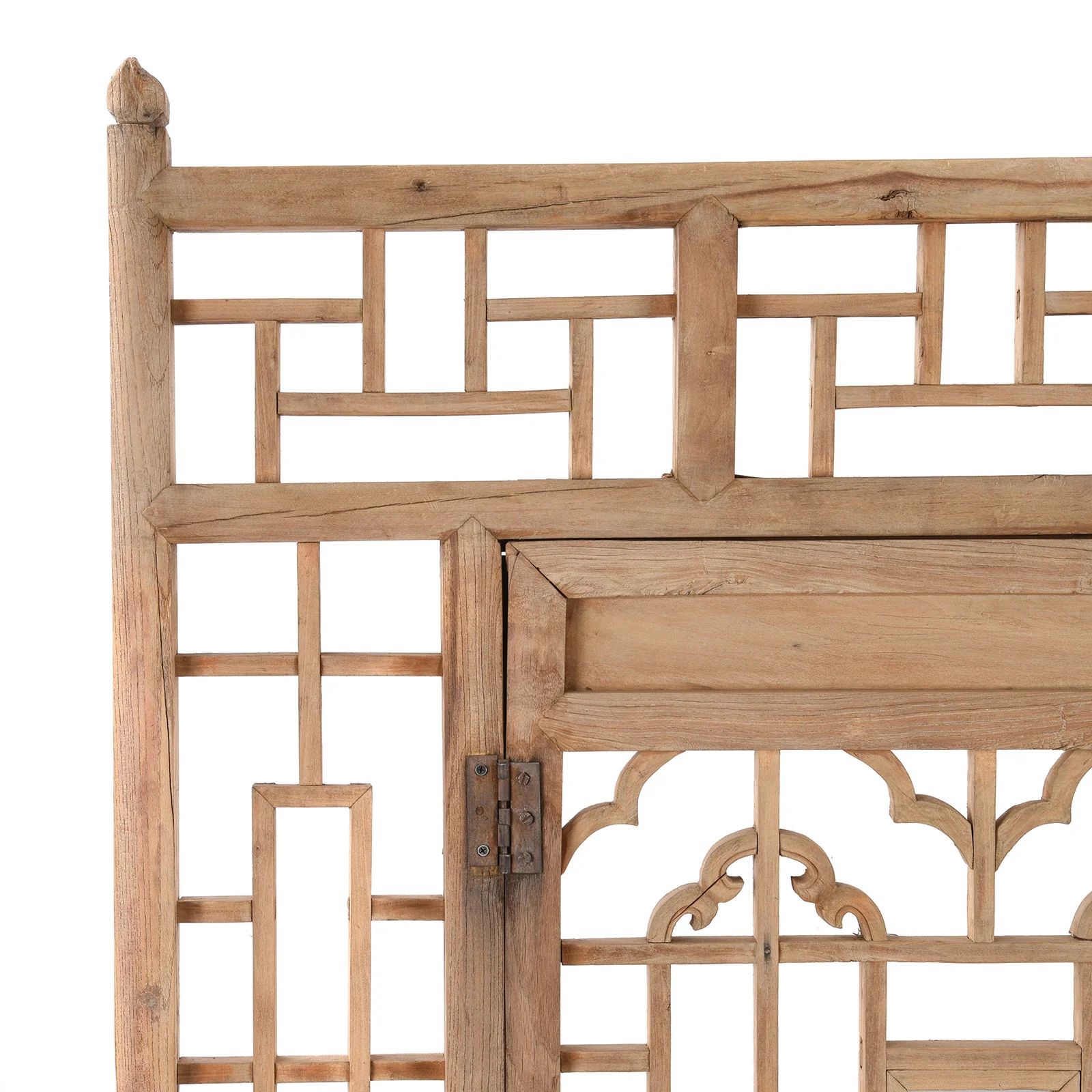 Bleached Chinese Lattice Door From Shanxi - 19th Century - Image 5