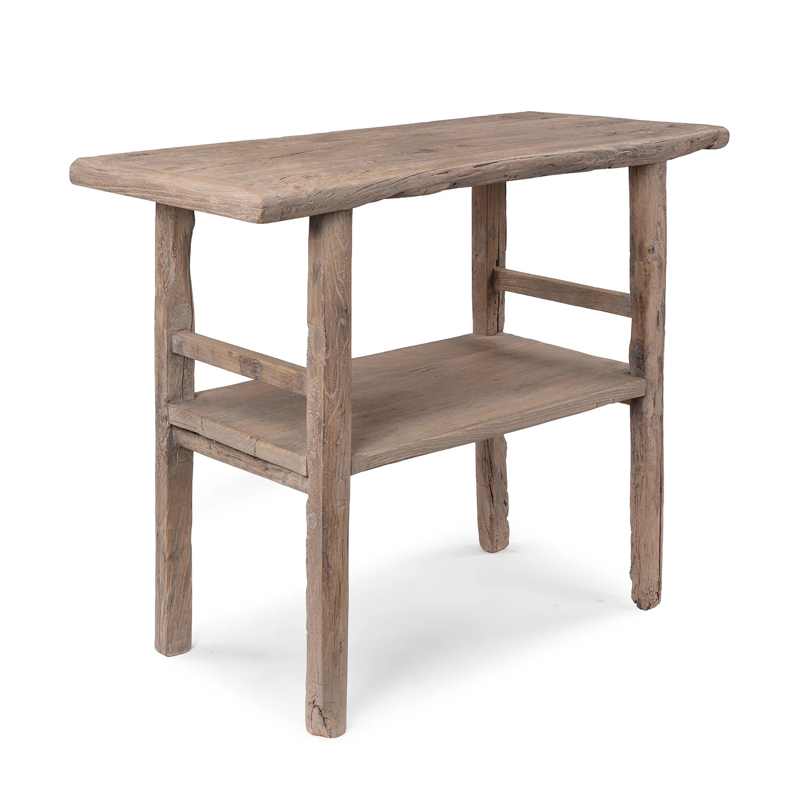 Rustic Elm Farmhouse Console Table - Image 3