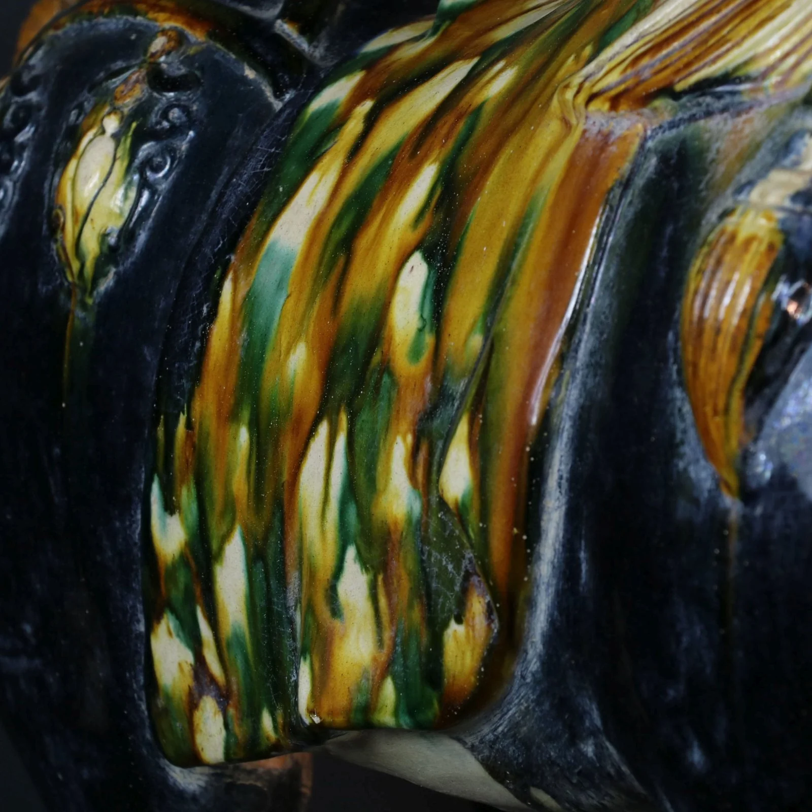 Blue Glazed Tang Horse Statue - Image 2