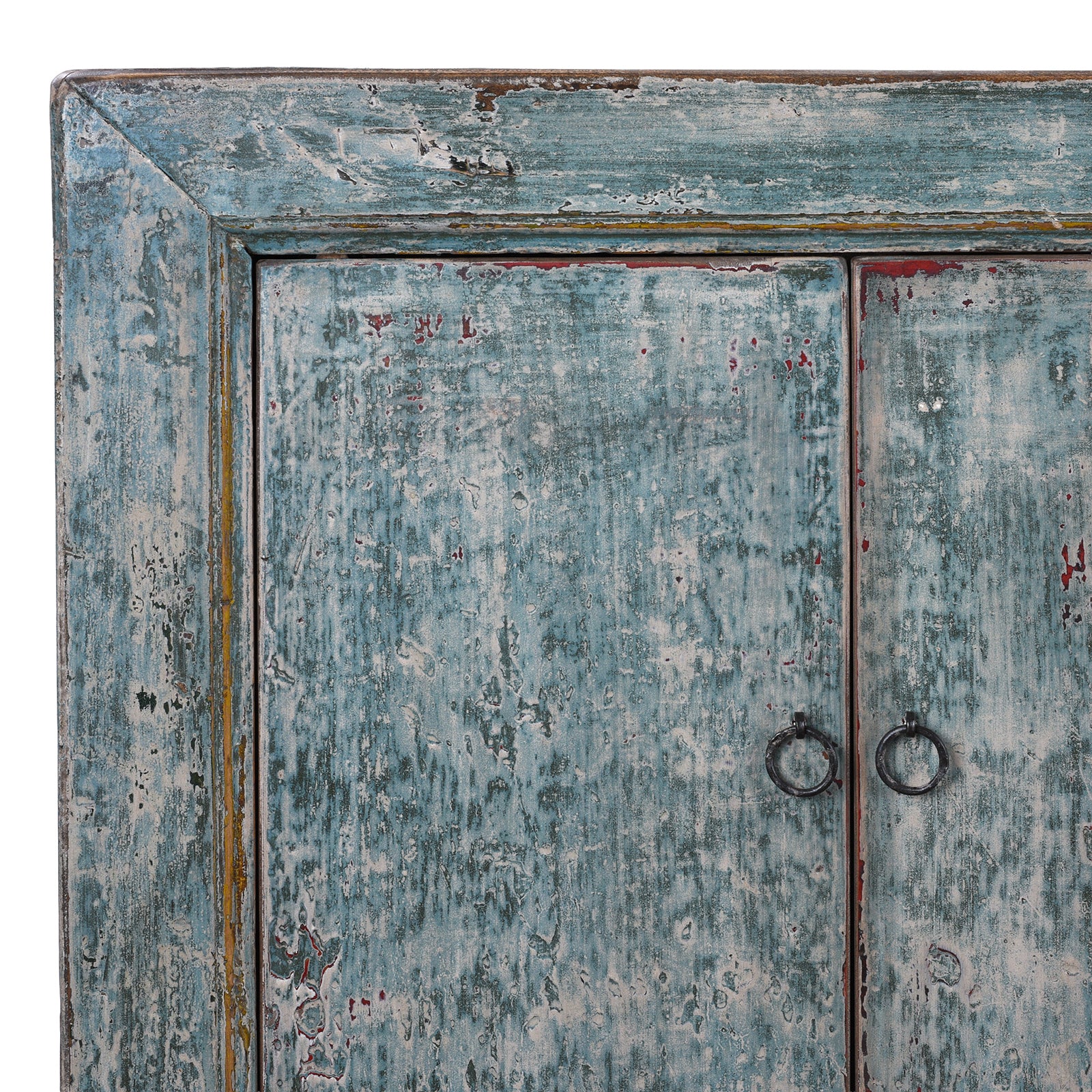 Blue Lacquered Mongolian Sideboard - Image 7