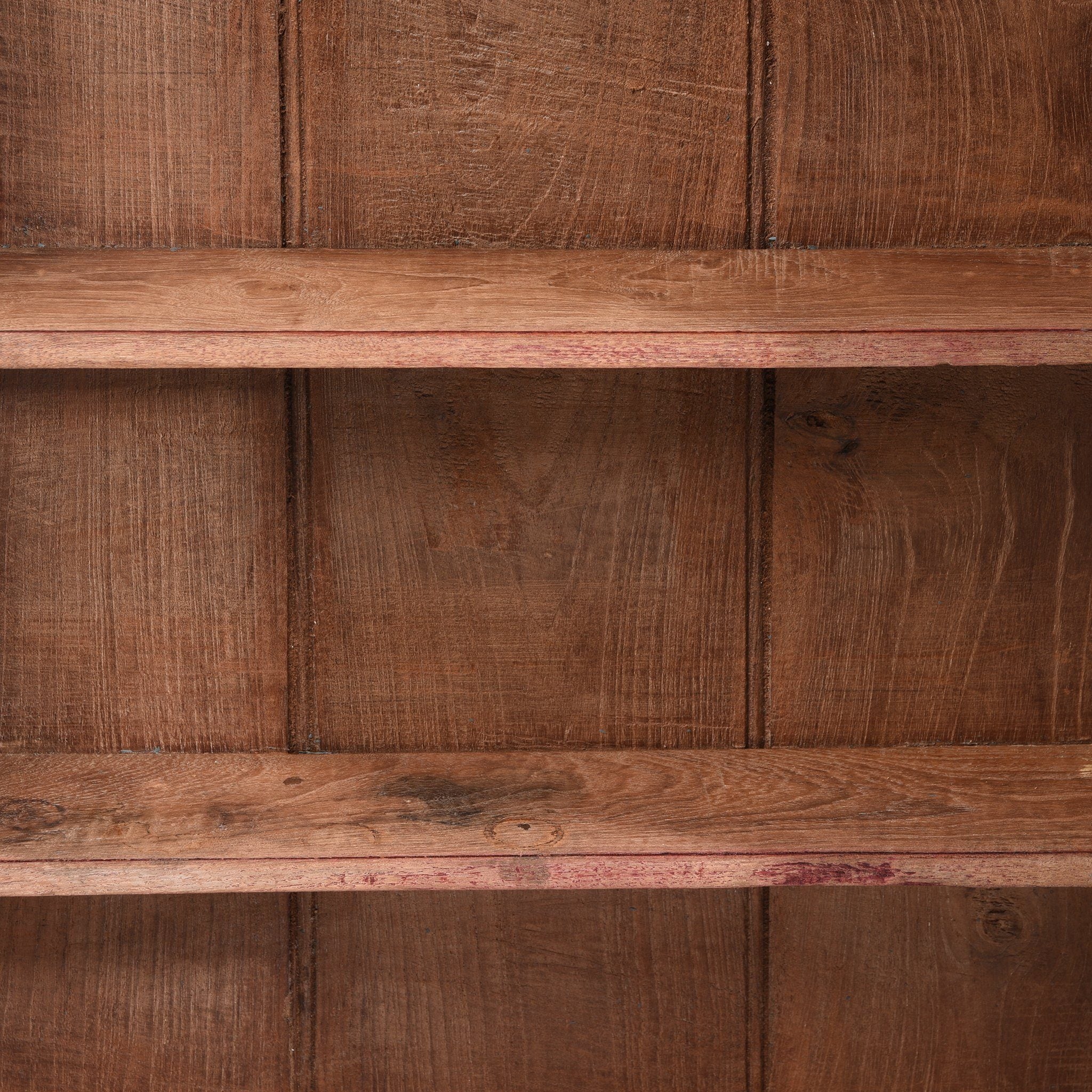 Blue Painted Teak Glazed Wall Cabinet - Ca 1930 - Image 5