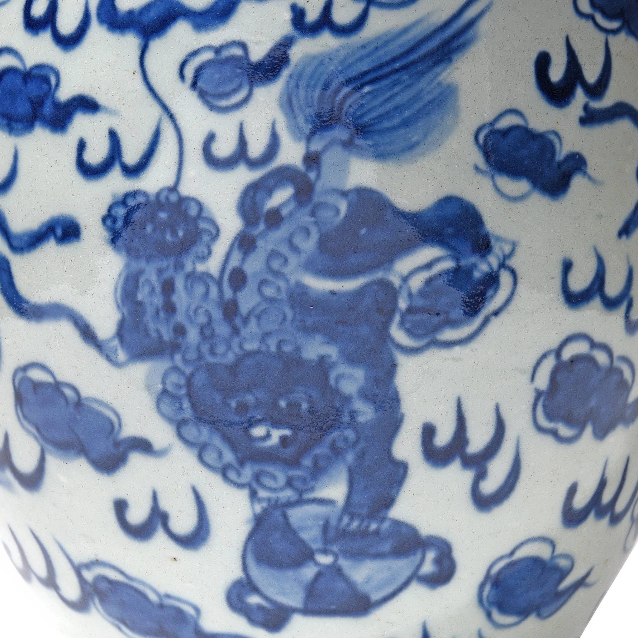 Blue & White Porcelain Fengweizun Vase - Image 2