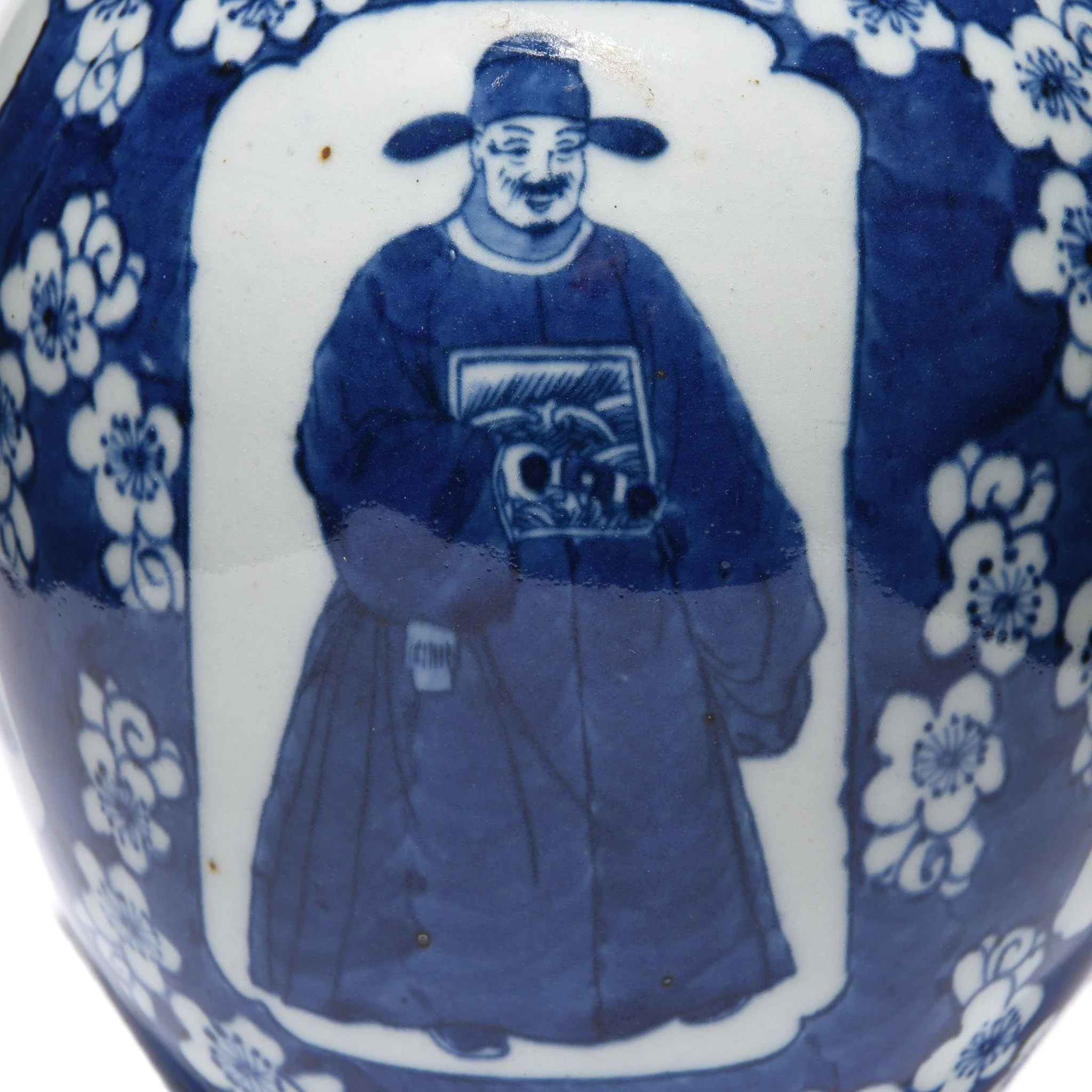 Blue & White Porcelain Ginger Jar - Ancestors - Image 3