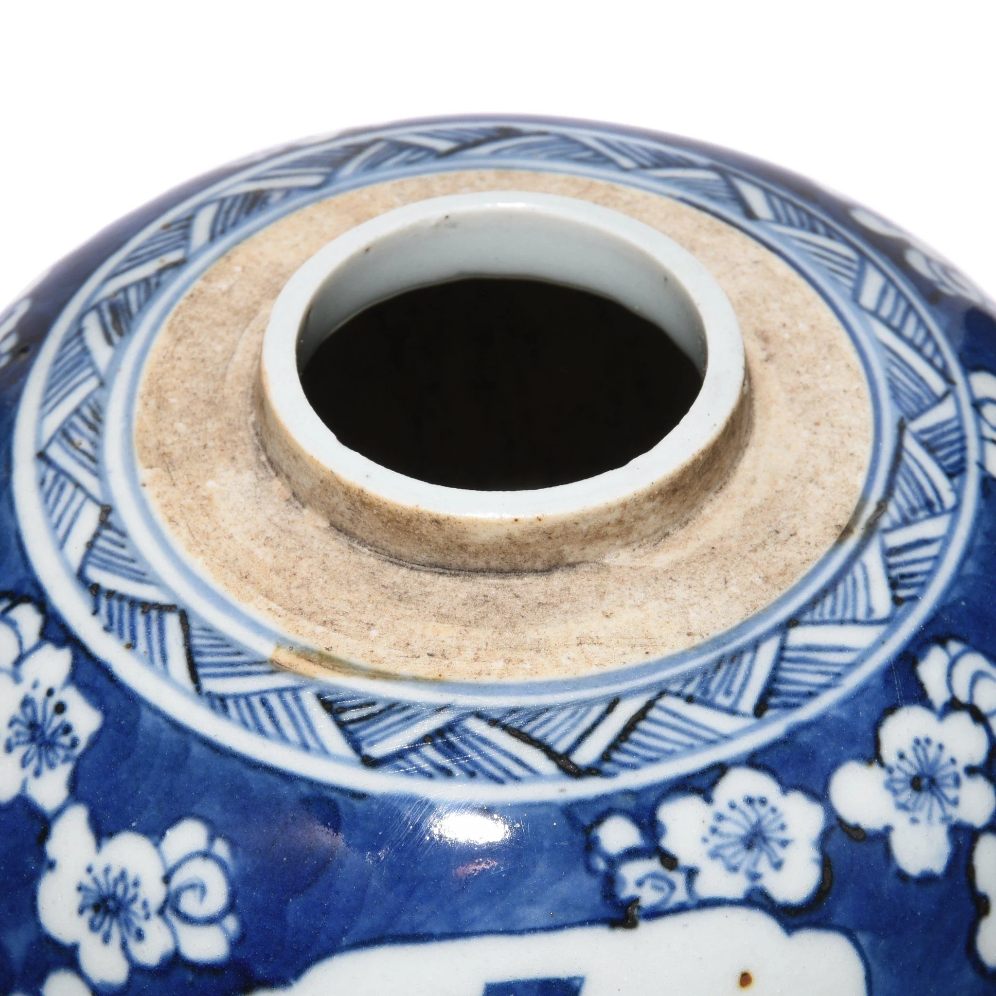 Blue & White Porcelain Ginger Jar - Ancestors - Image 5