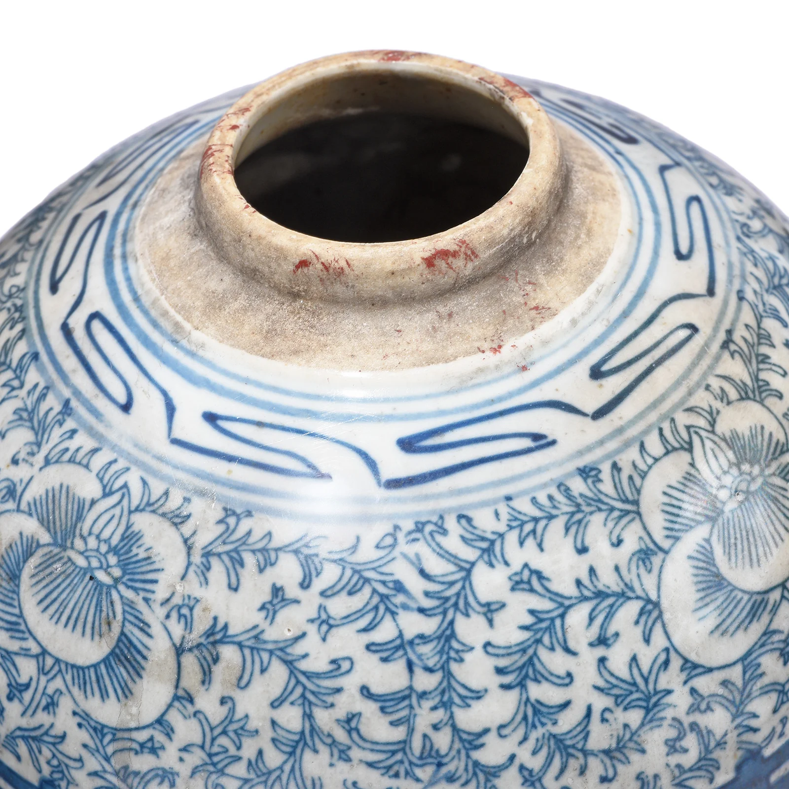 Blue & White Porcelain Ginger Jar - Double Happiness - Image 3