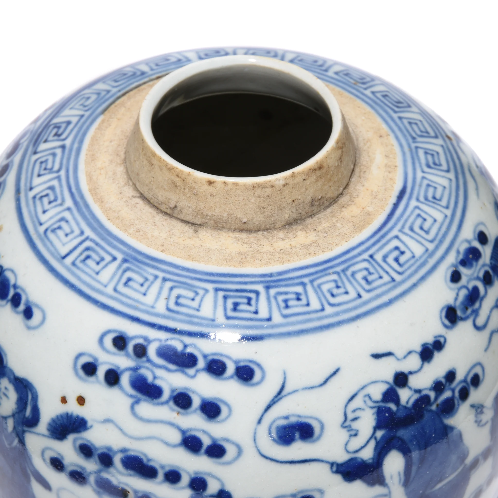 Blue & White Porcelain Ginger Jar - Scholarly Pursuits - Image 4