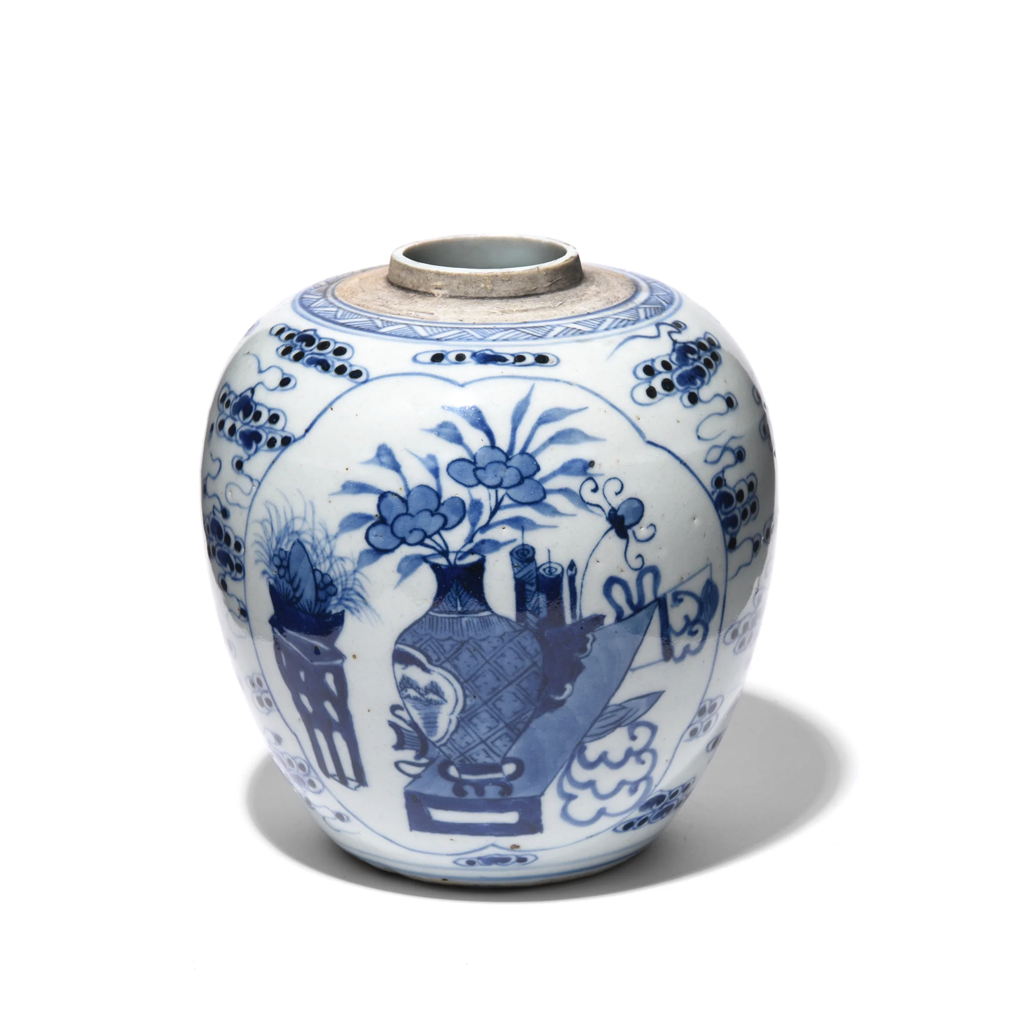 Blue & White Porcelain Ginger Jar - Scholarly Objects - Image 2