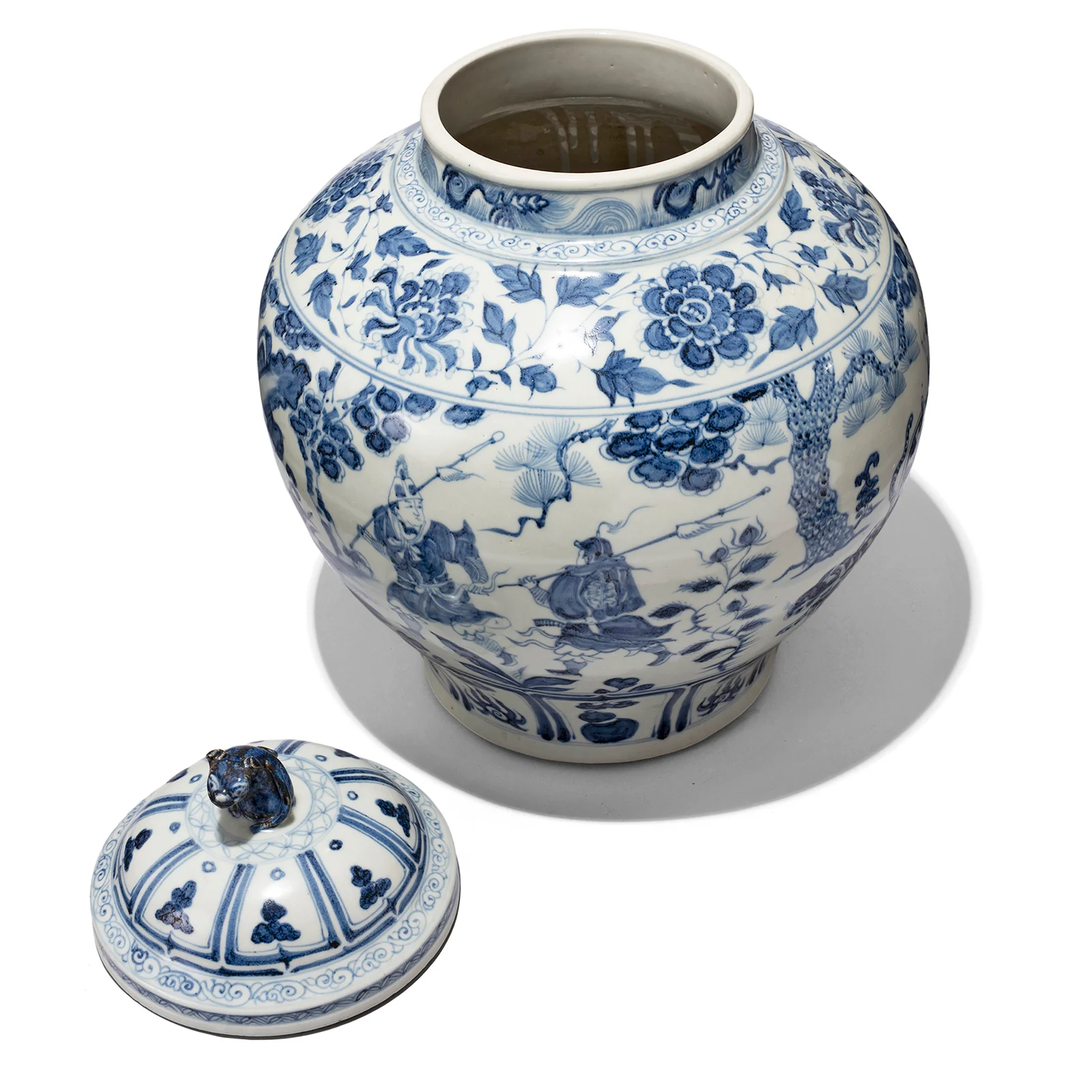 Blue & White Porcelain Baluster Jar - Story of Guiguzi - Image 4