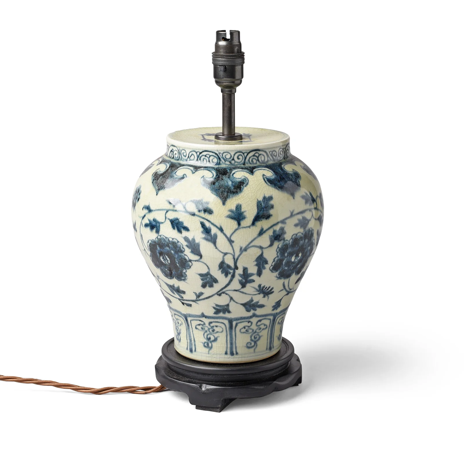 Blue & White Porcelain Table Lamp - Image 2