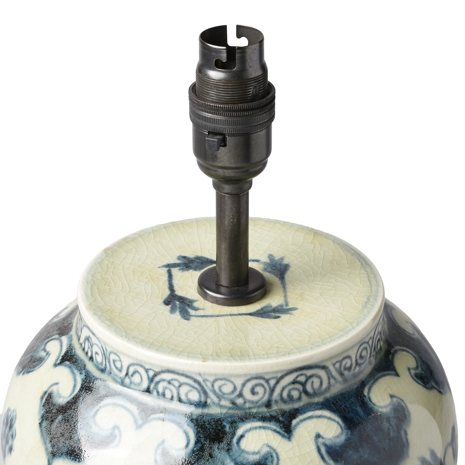 Blue & White Porcelain Table Lamp - Image 3