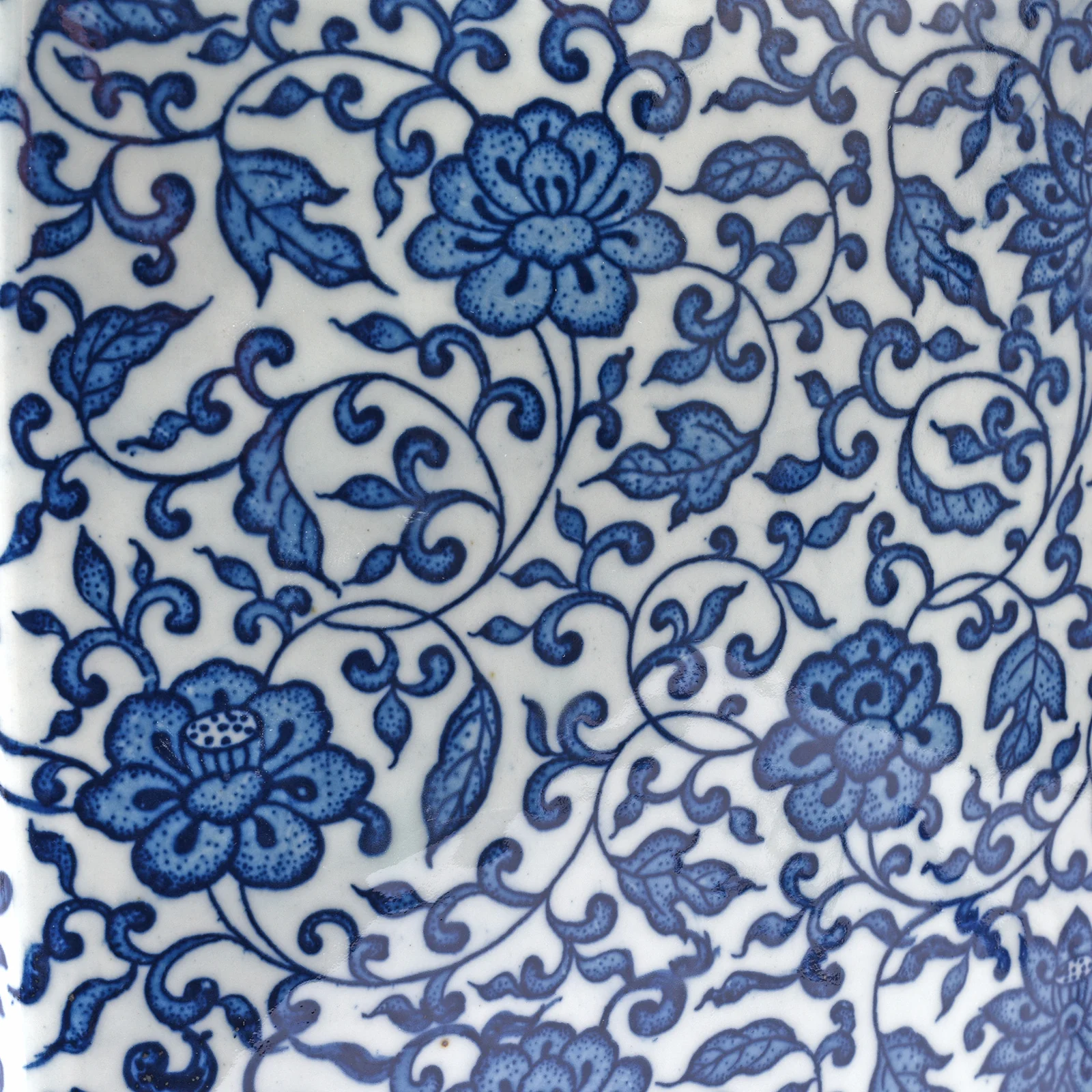 Blue & White Porcelain Tea Caddy Table Lamp - Image 6