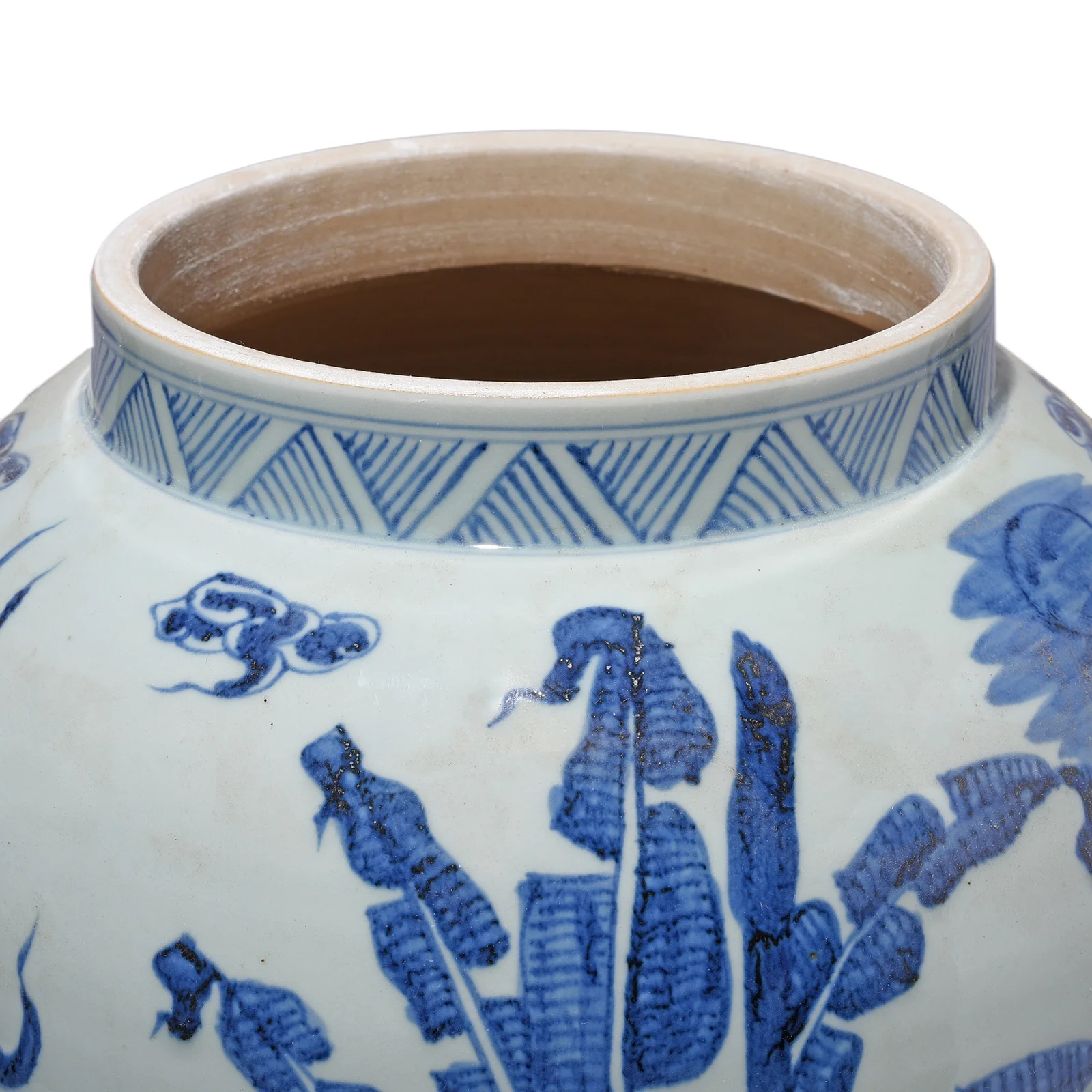 Blue & White Porcelain Temple Jar - Qilin Design - Image 4