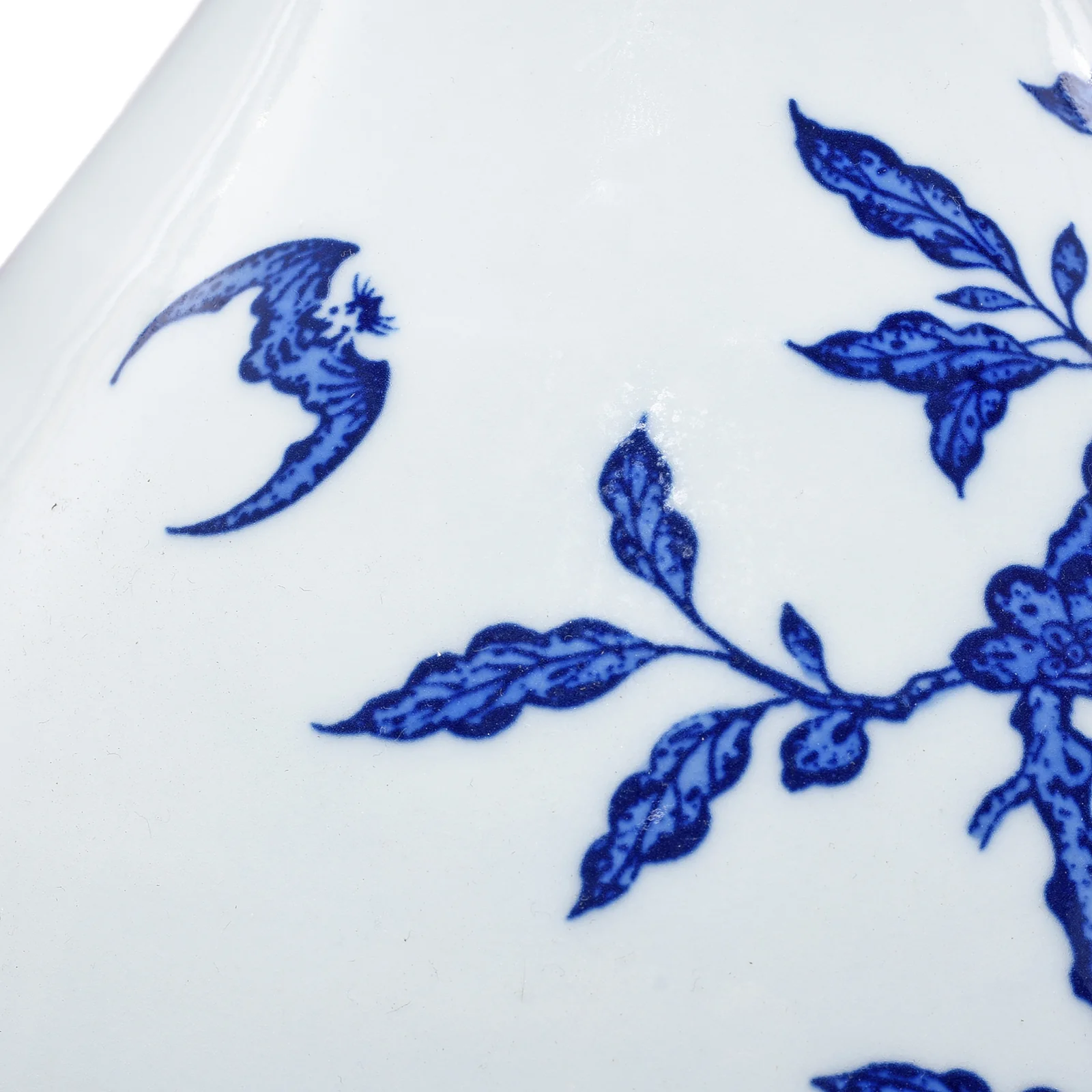Blue & White Porcelain Fengweizun Vase - Peach Tree Design - Image 3