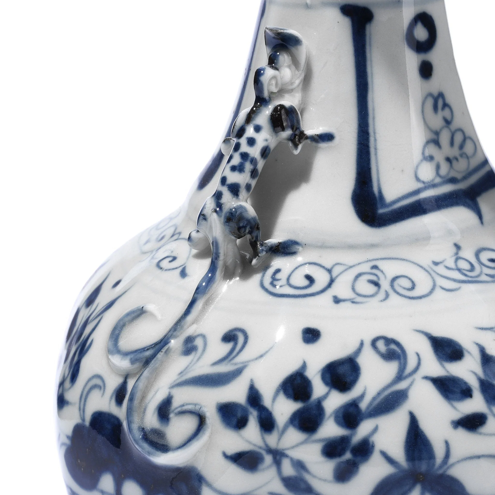 Blue & White Small Yuhuchunping Vase - Assorted Designs - Image 2