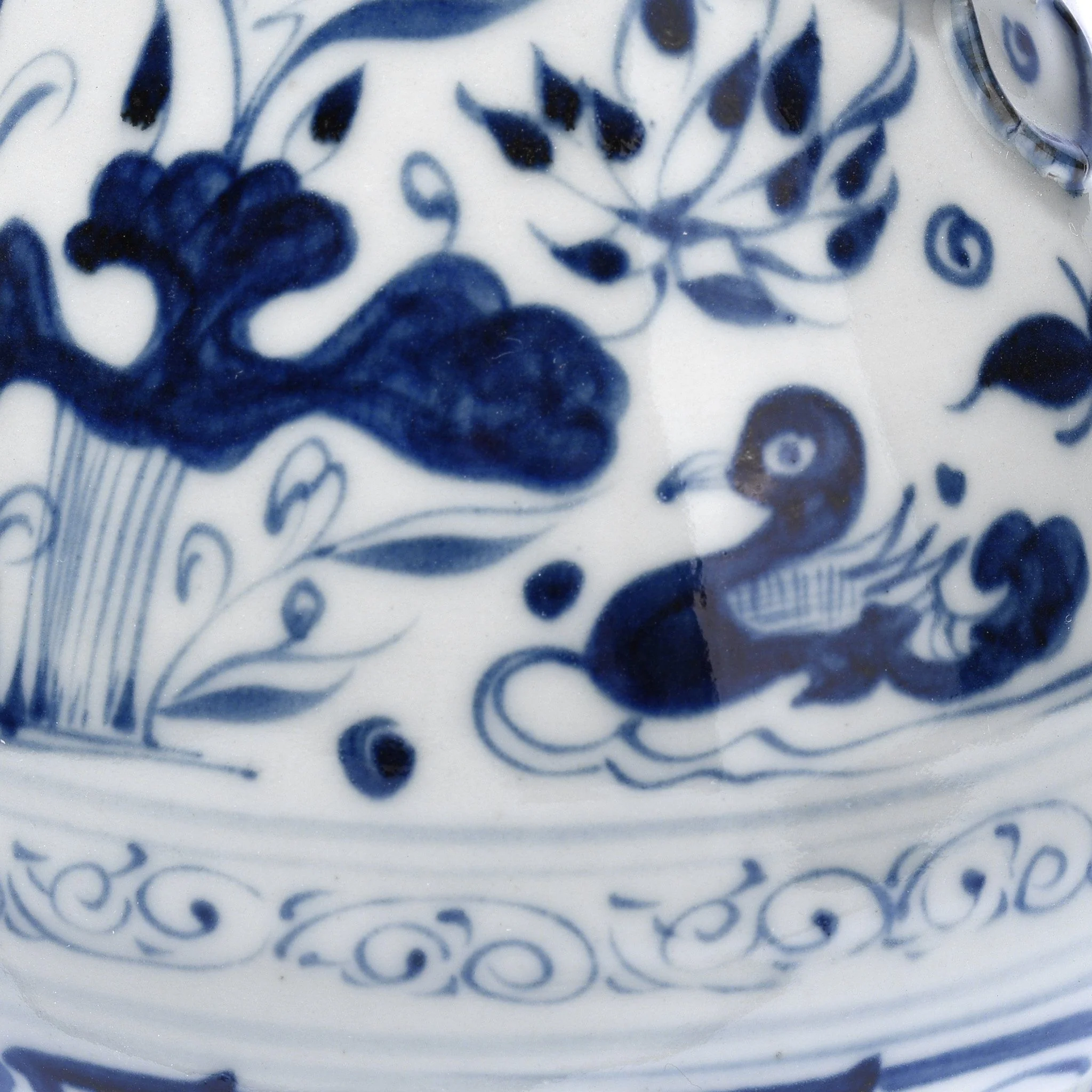 Blue & White Small Yuhuchunping Vase - Assorted Designs - Image 3