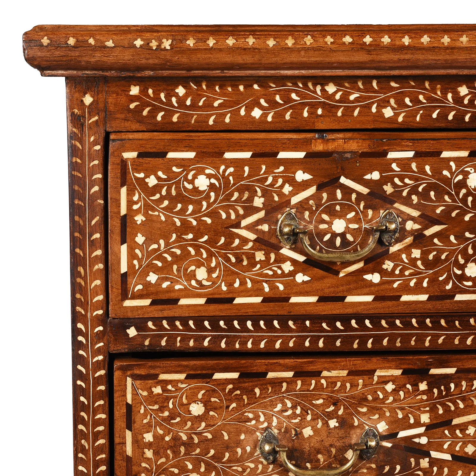 Bone Inlay Chest Of Drawers - Ca 1920 - Image 3