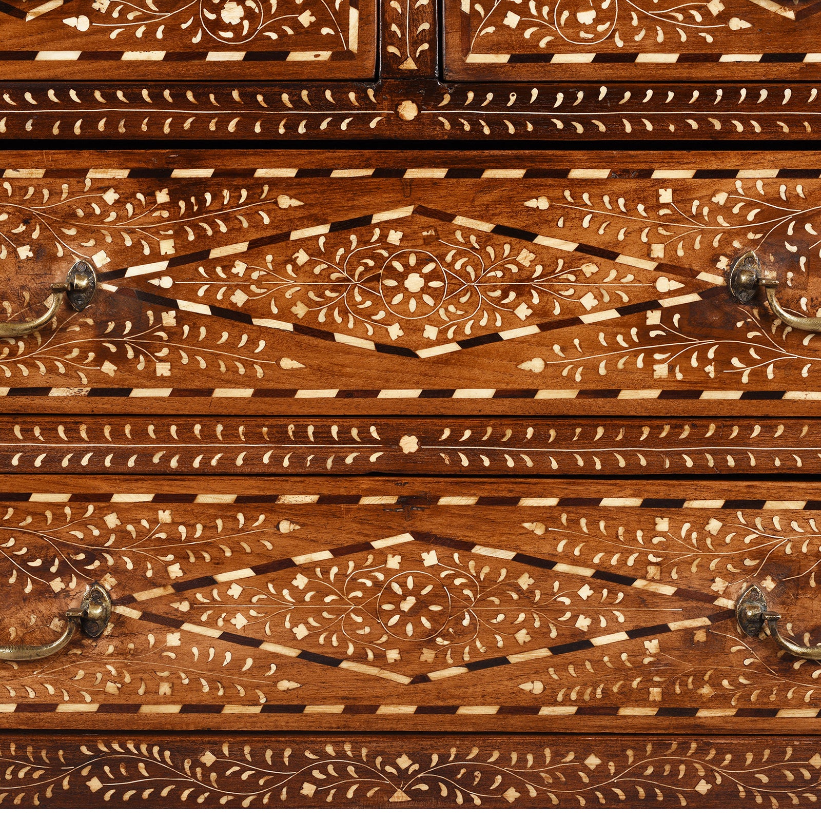 Bone Inlay Chest Of Drawers - Ca 1920 - Image 6
