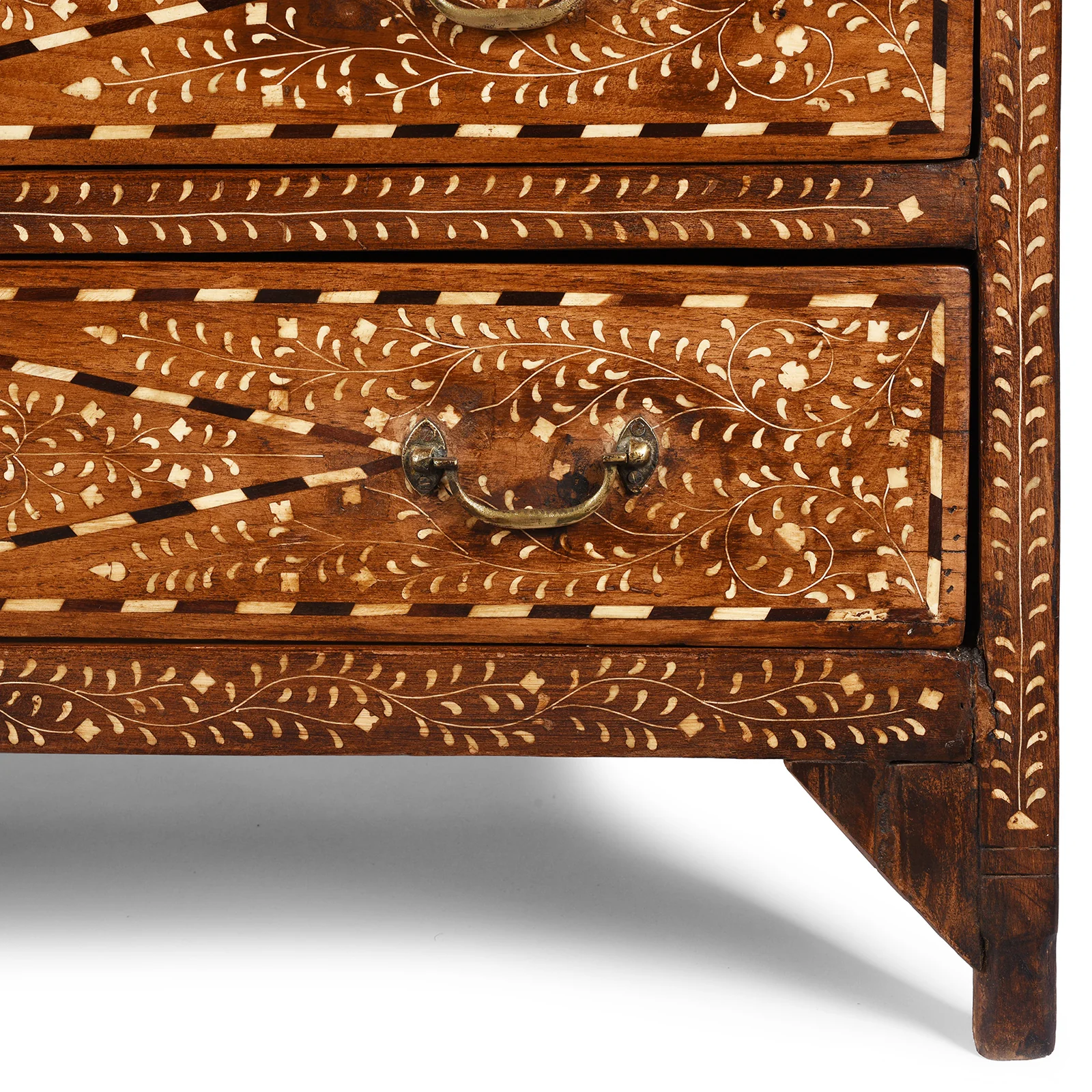 Bone Inlay Chest Of Drawers - Ca 1920 - Image 7