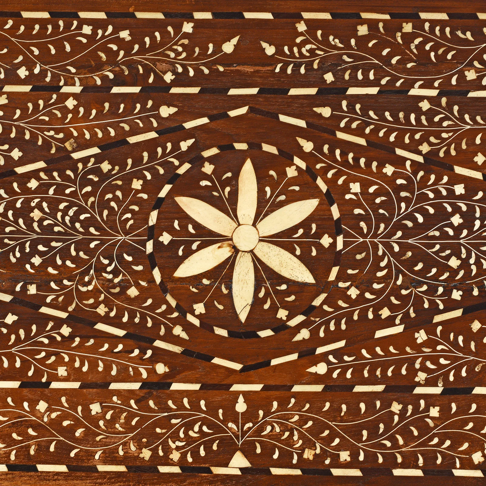 Bone Inlay Chest Of Drawers - Ca 1920 - Image 8