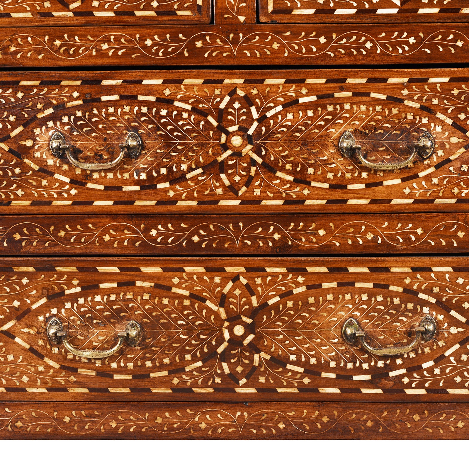 Bone Inlay Chest Of Drawers - Ca 1920 - Image 4