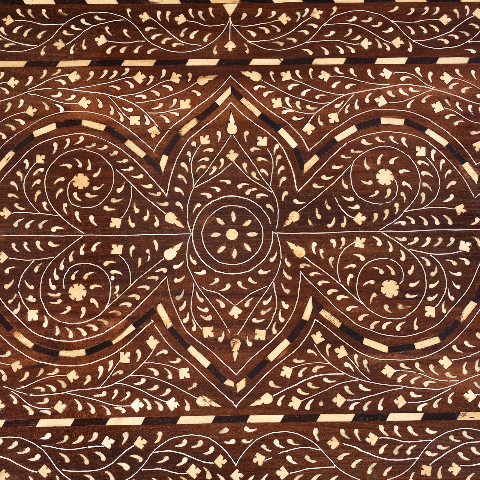Indian Chest Of Drawers - With Later Bone Inlay Work Ca 1920 - Image 3